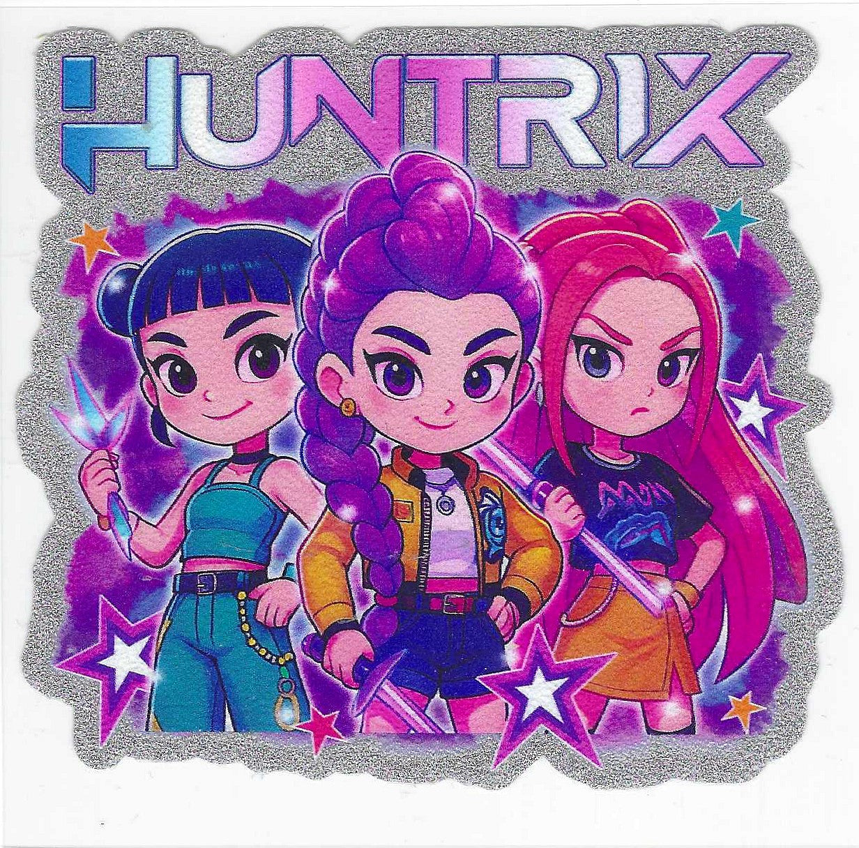 Huntrix Glitter Decal