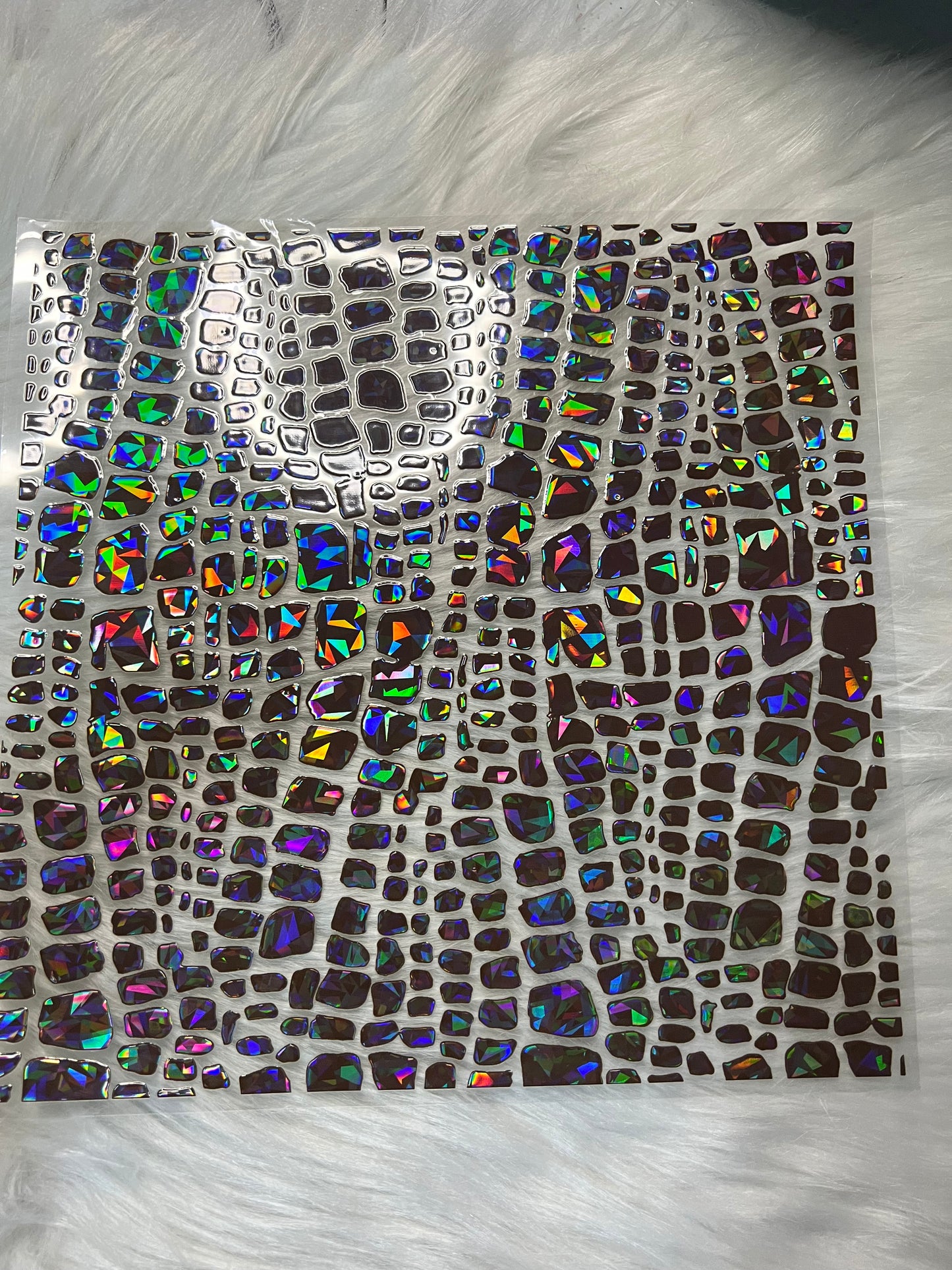 Hologram Alligator Print Element