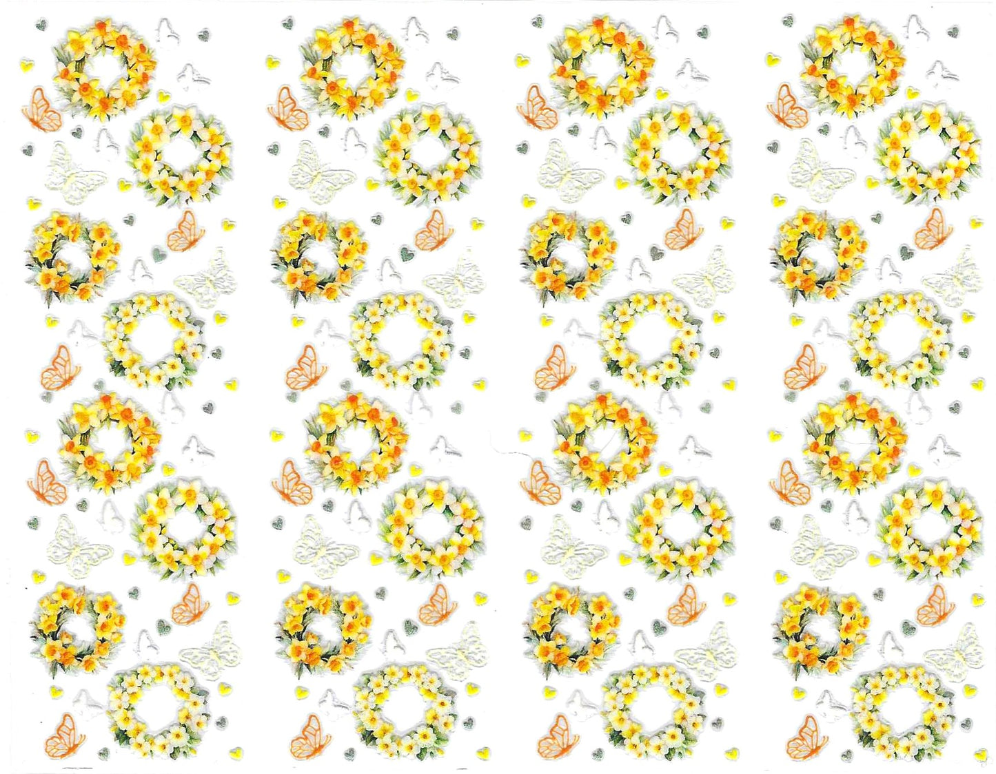 Yellow Flower Rings Pen Wraps