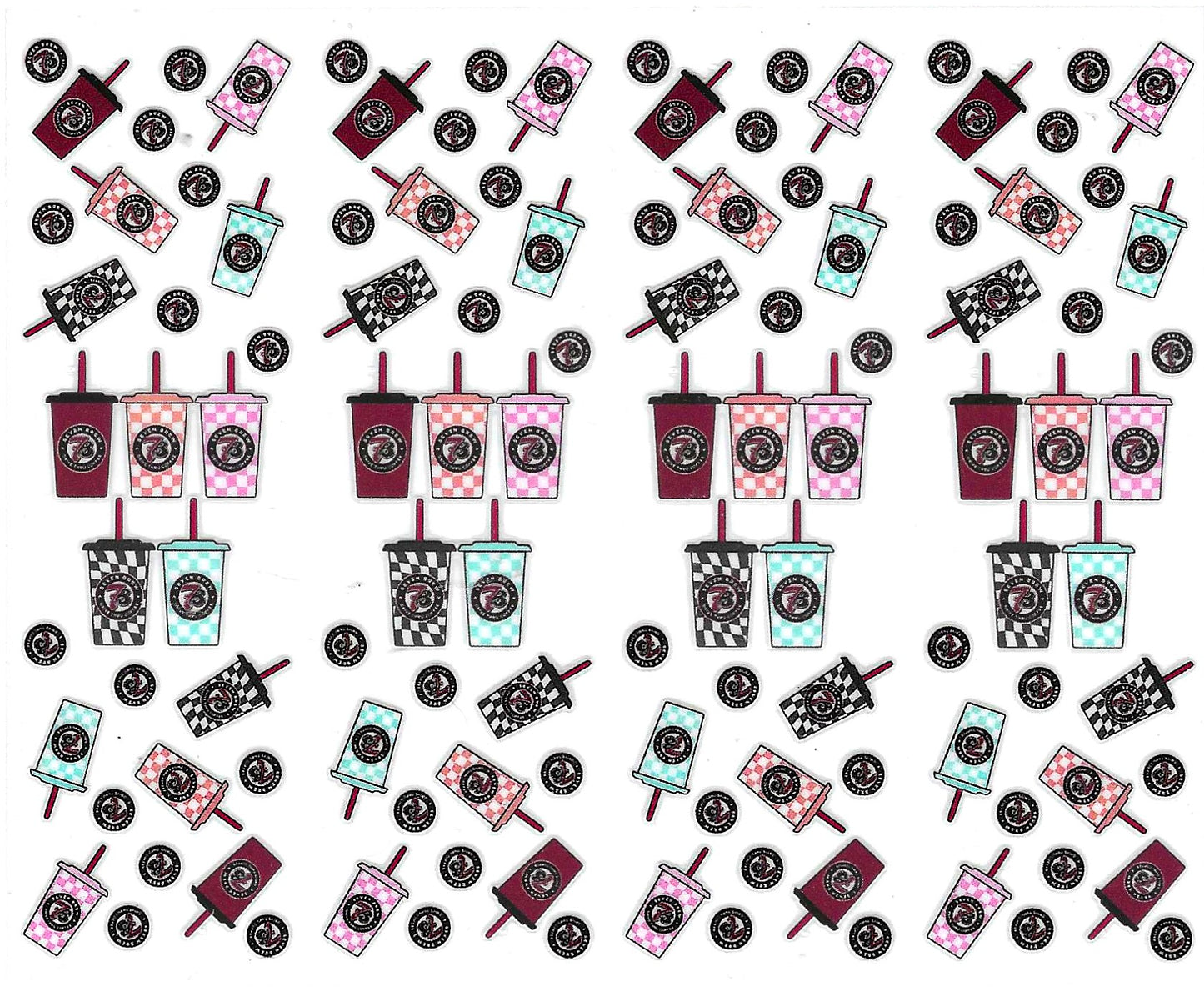 7B Coffee Cups Pen Wraps