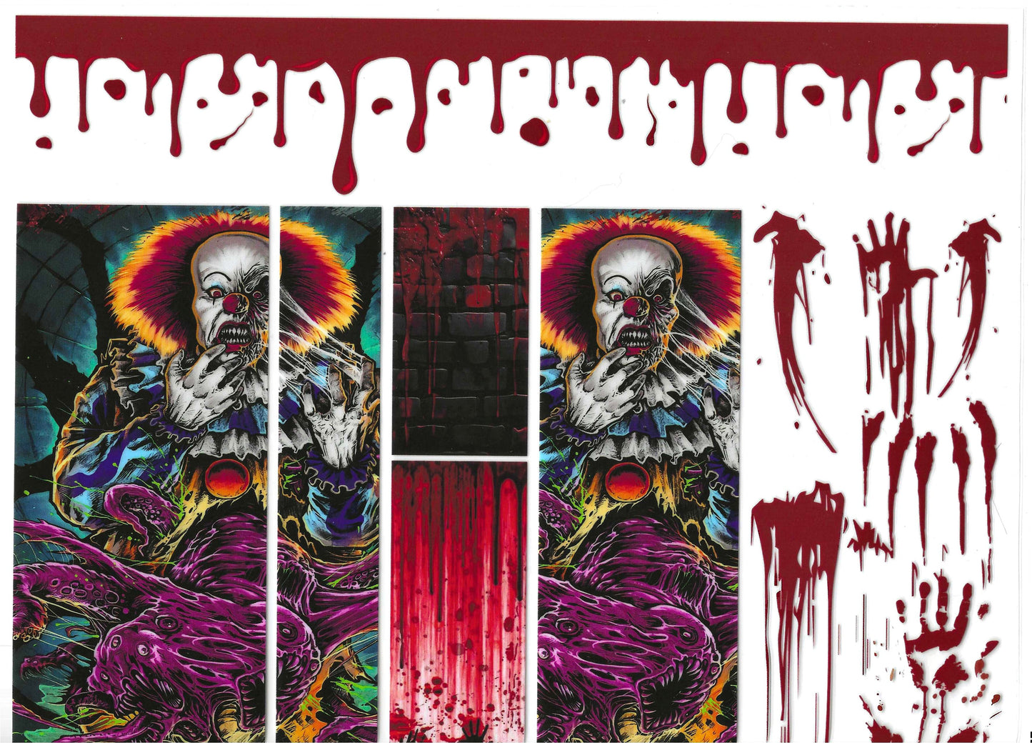 Horror Clown Element 11 x 9