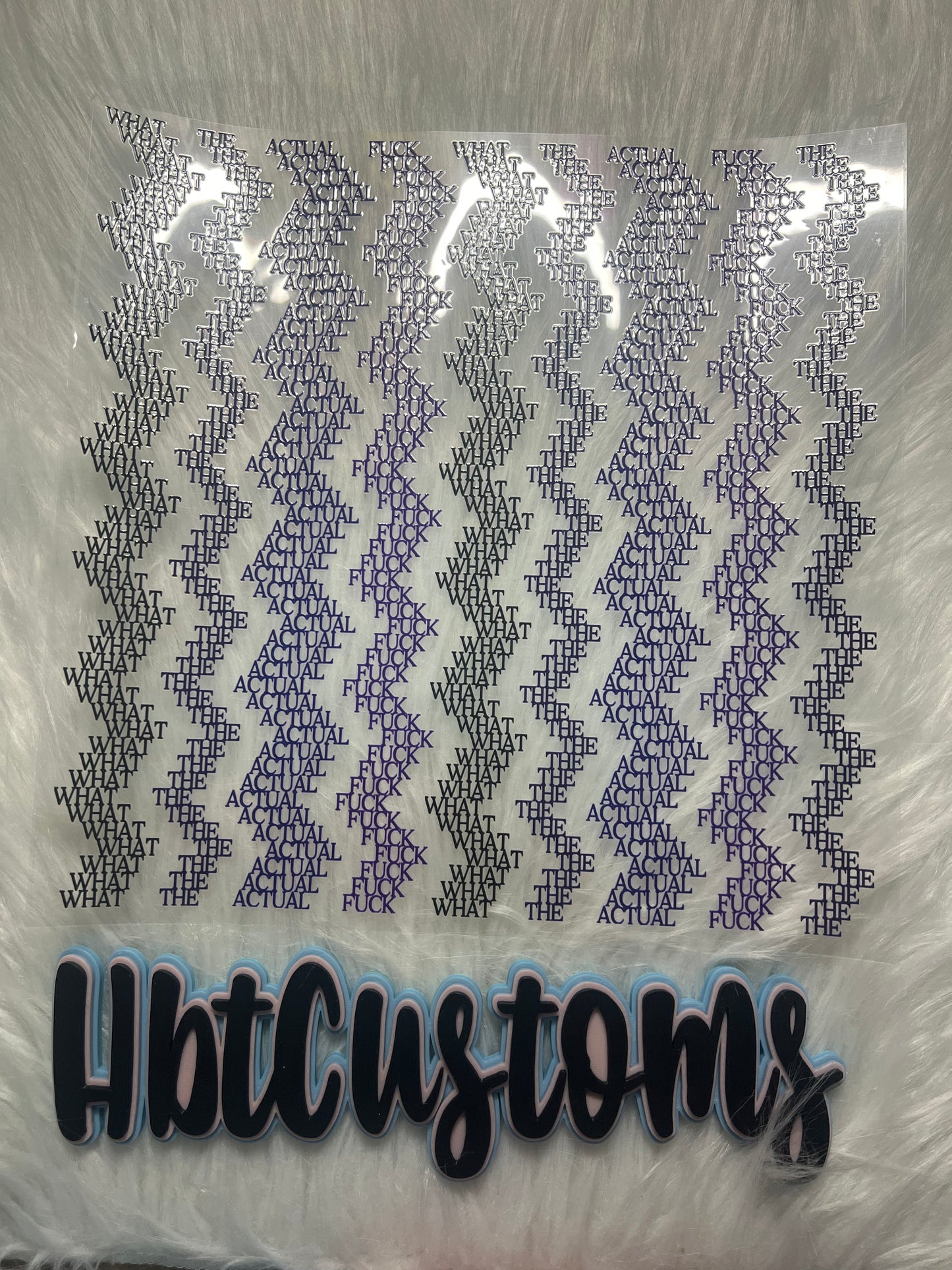 Black2Purple What the actual fuck (zig zag) Element