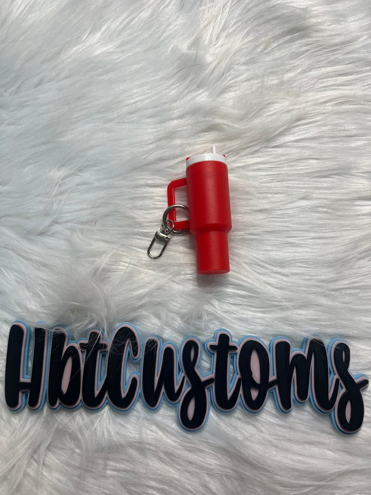 Red Stanley Cup Key Chain