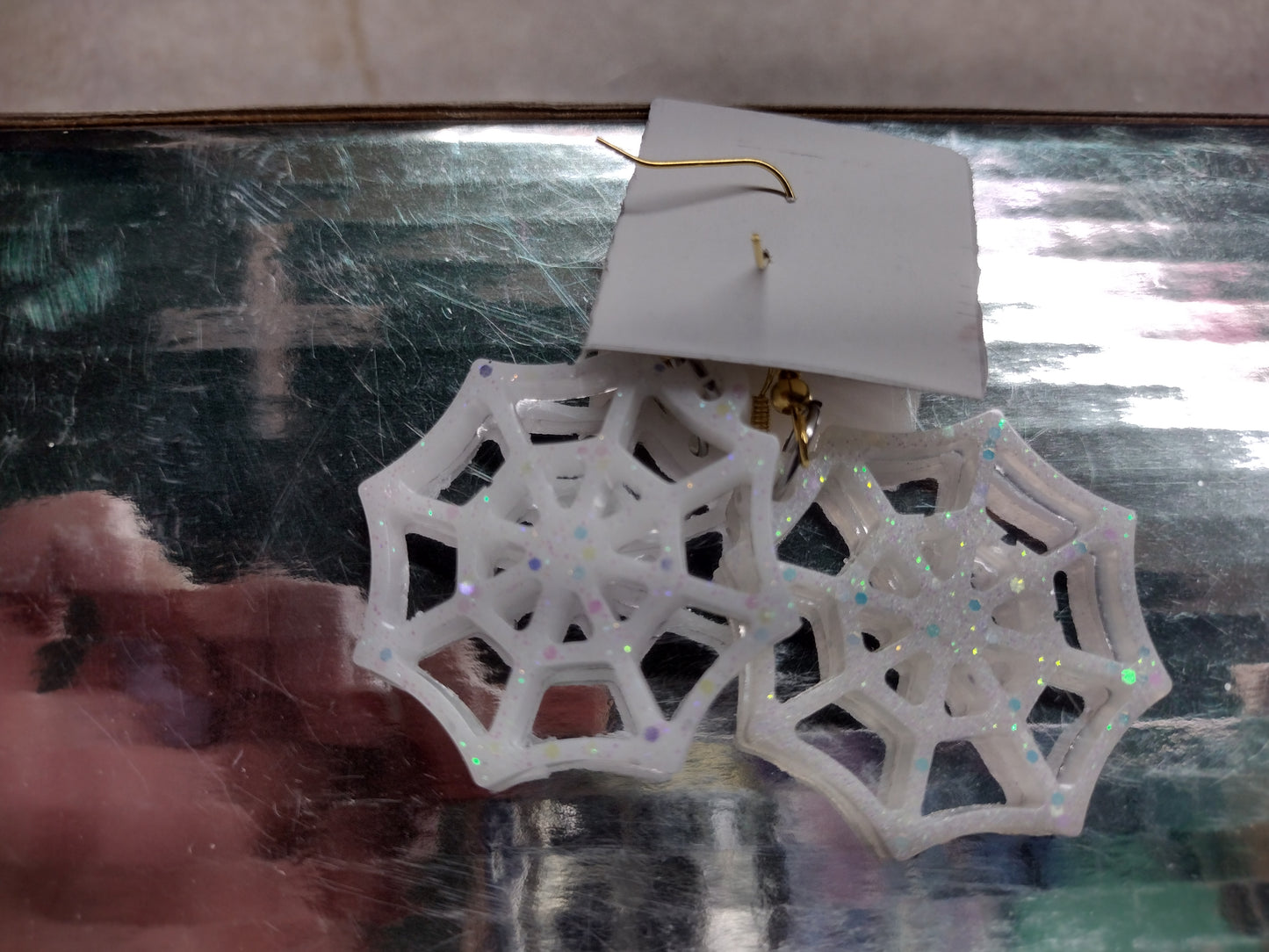 Spider Web Earrings