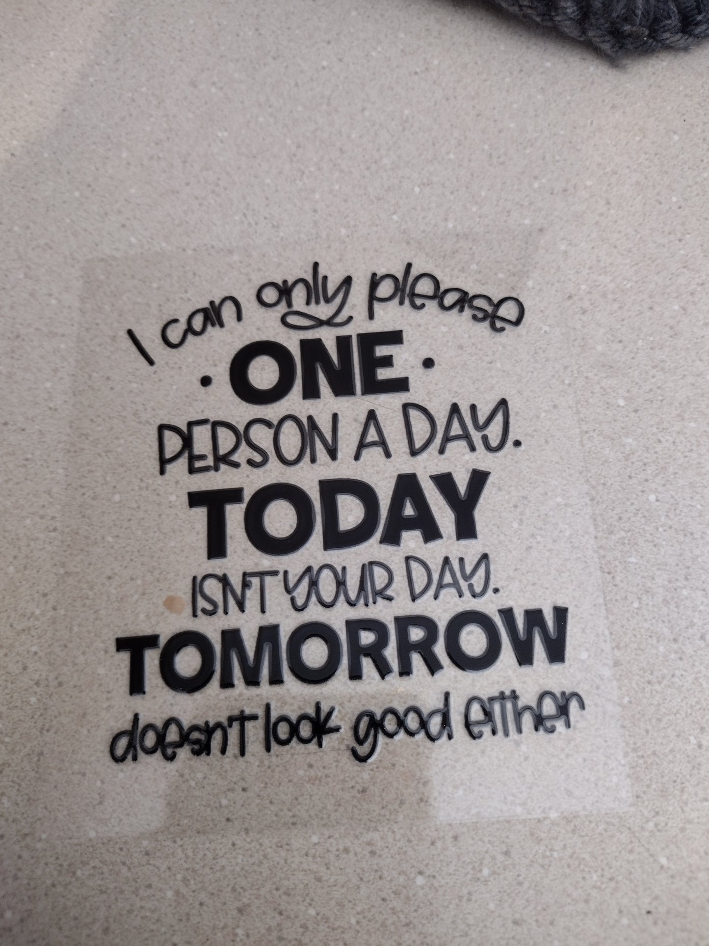 DOESNT LOOK GOOD UV DTF