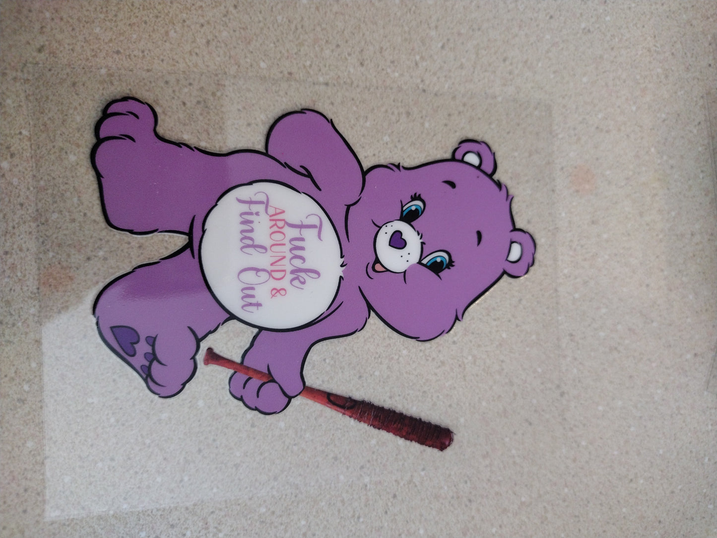 FAFO SWEAR BEAR UV DTF