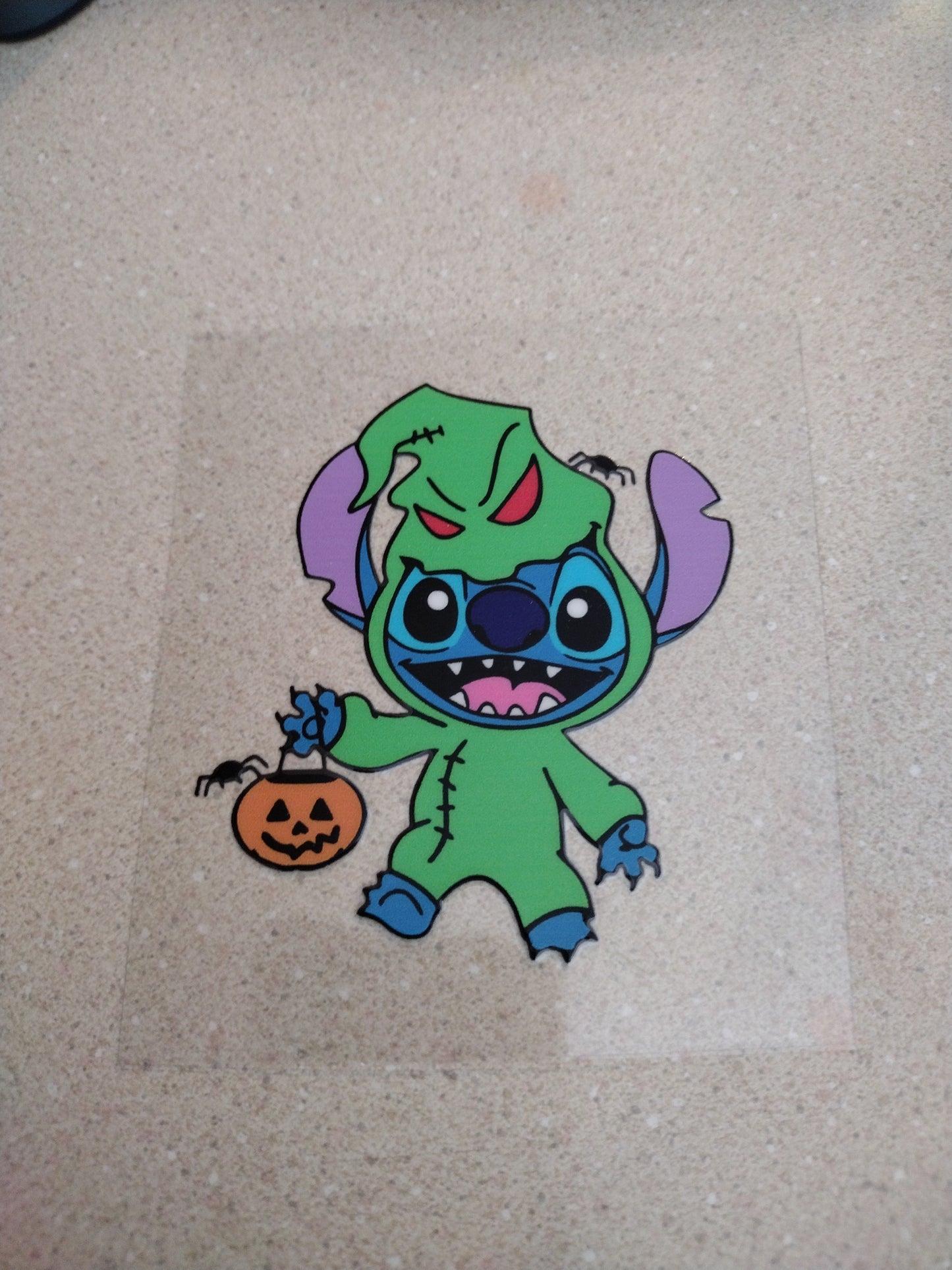 SM OOGIE BLUE ALIEN UV DTF