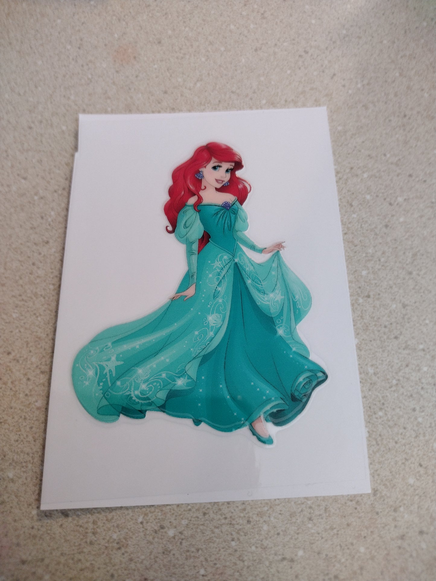 SM FISH GIRL IN DRESS UV DTF