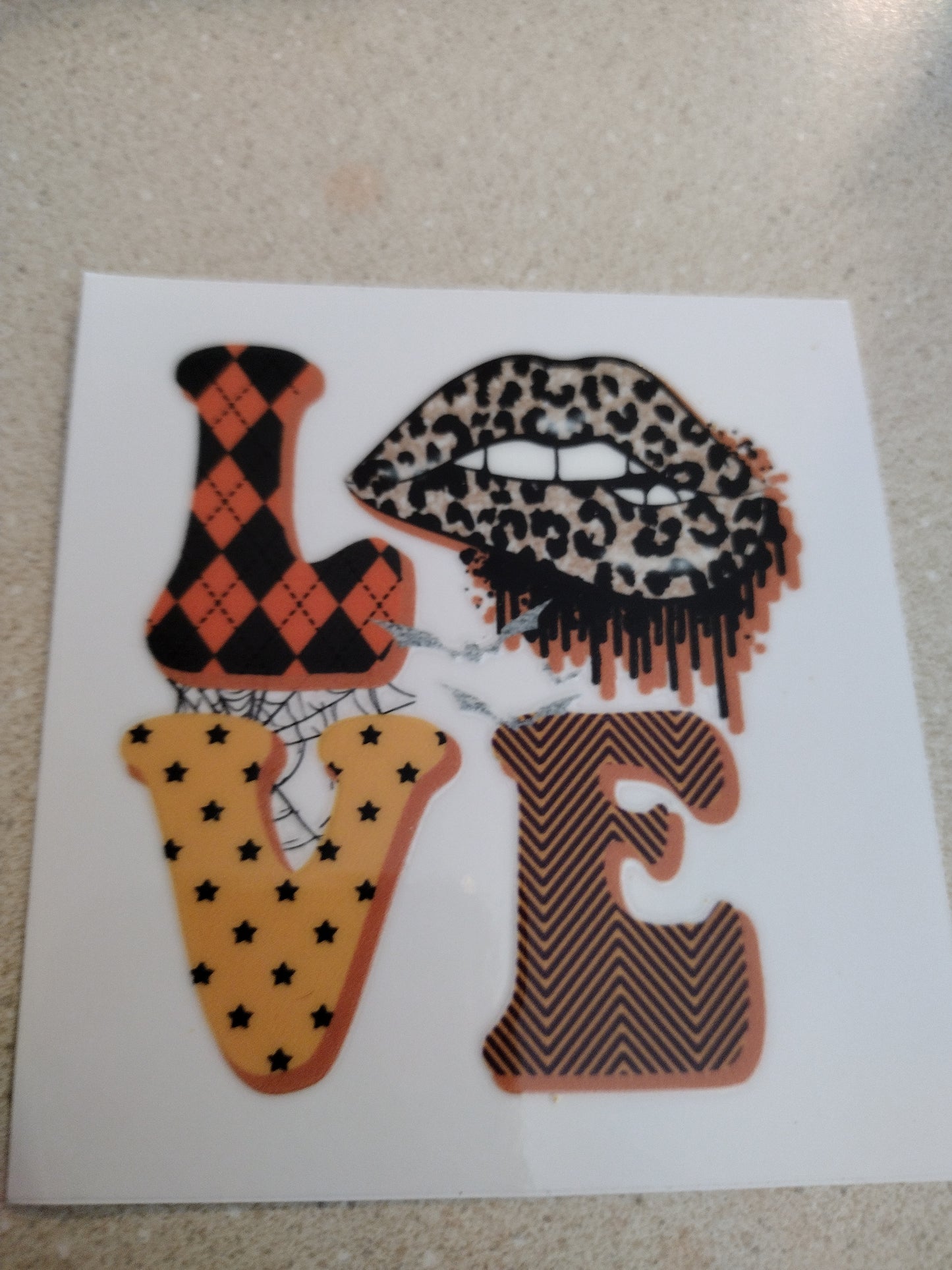 SM LOVE FALL COLORS UV DTF