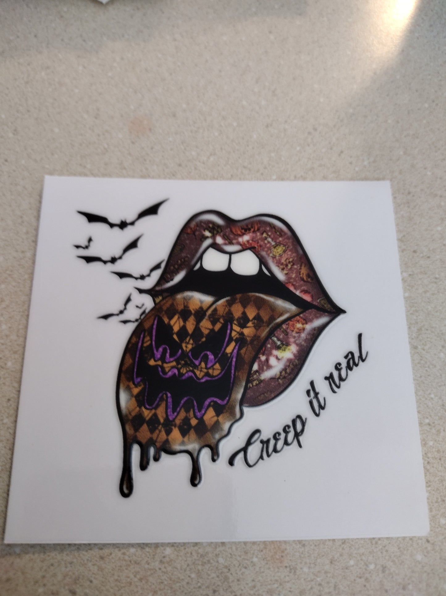 SM CREEP IT REAL LIPS UV DTF