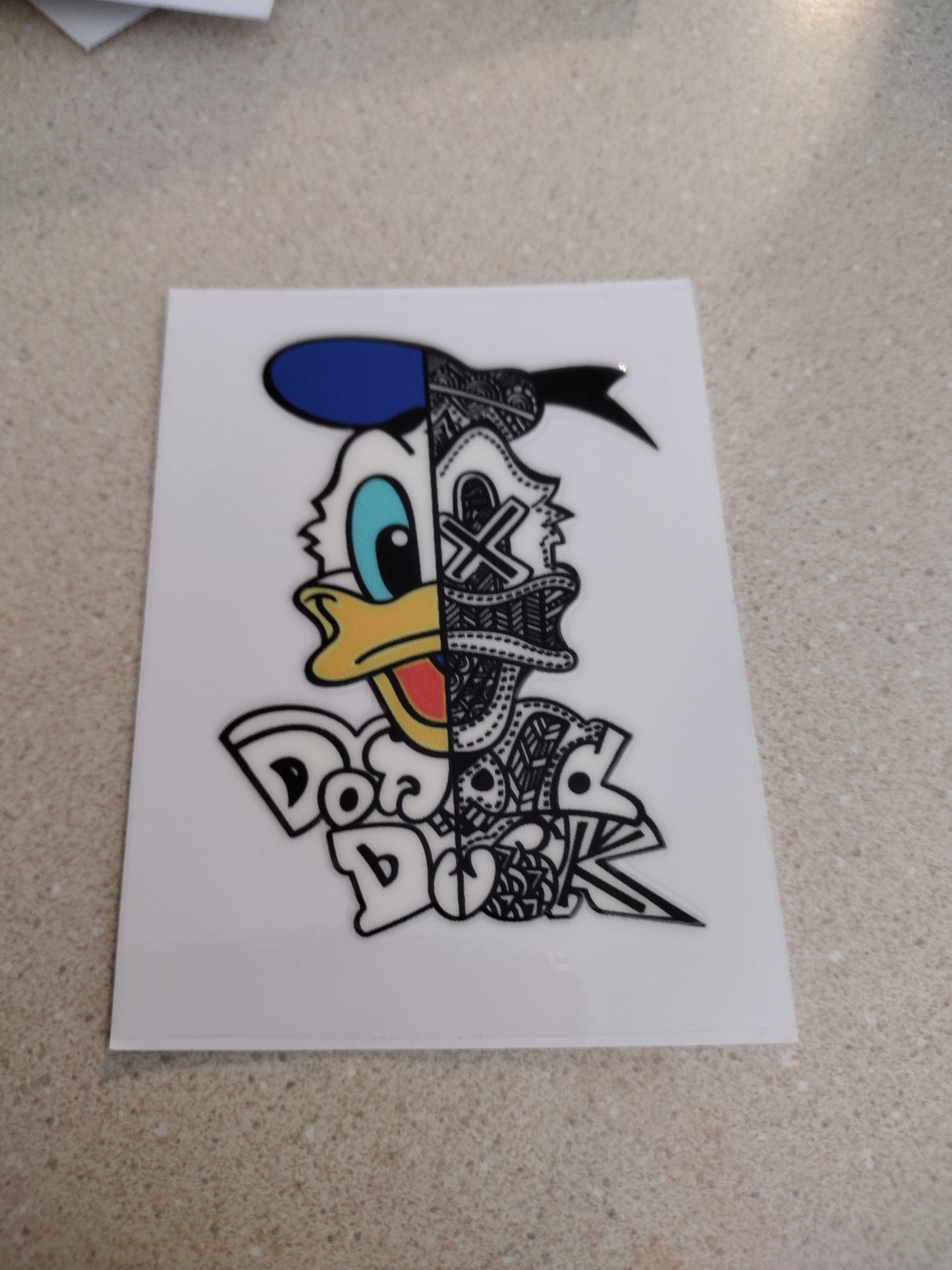 SM SKULL DUCK. UV DTF