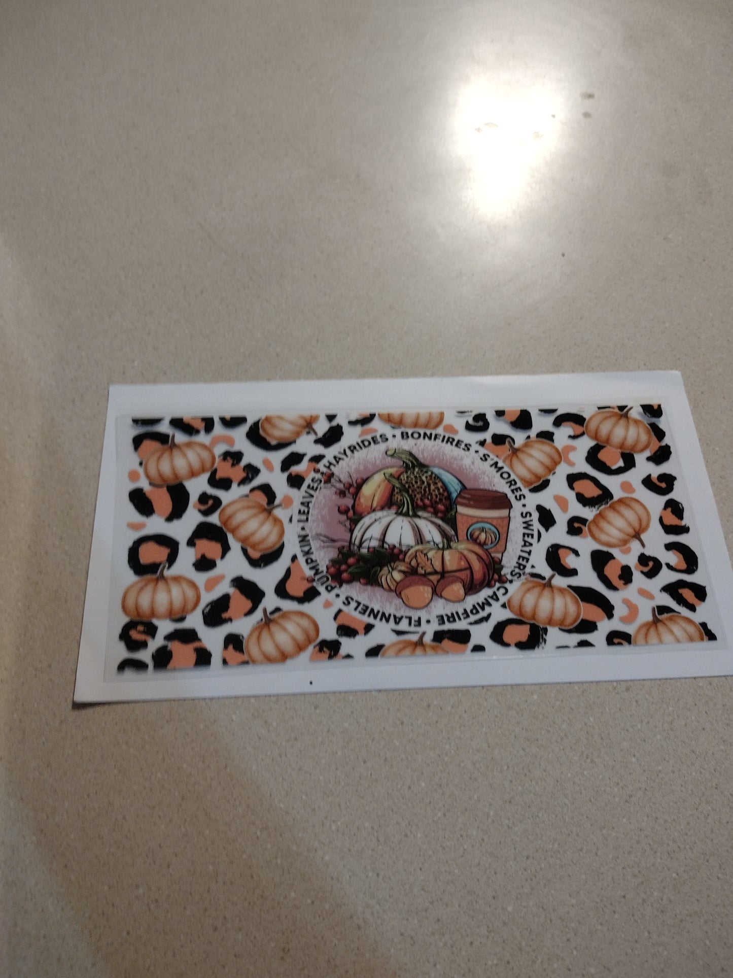 FALL PUMPKINS UV DTF