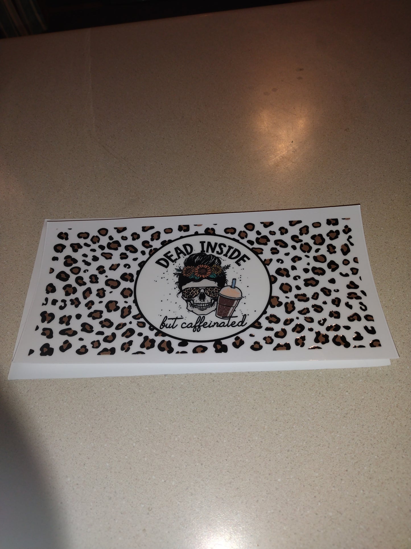 DEAD BUT CAFFEINATED U. DTF