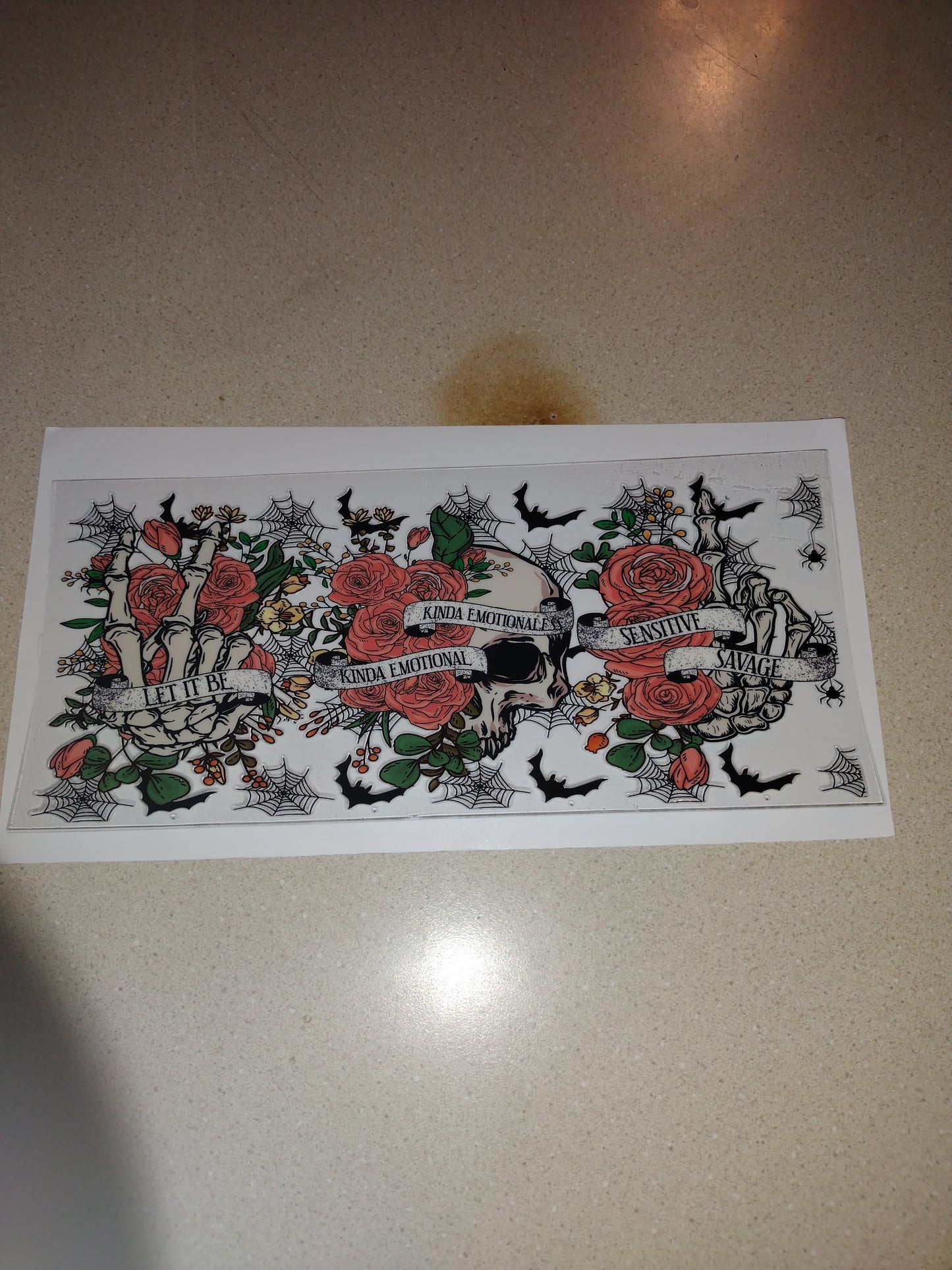 KINDA EMOTIONAL UV DTF