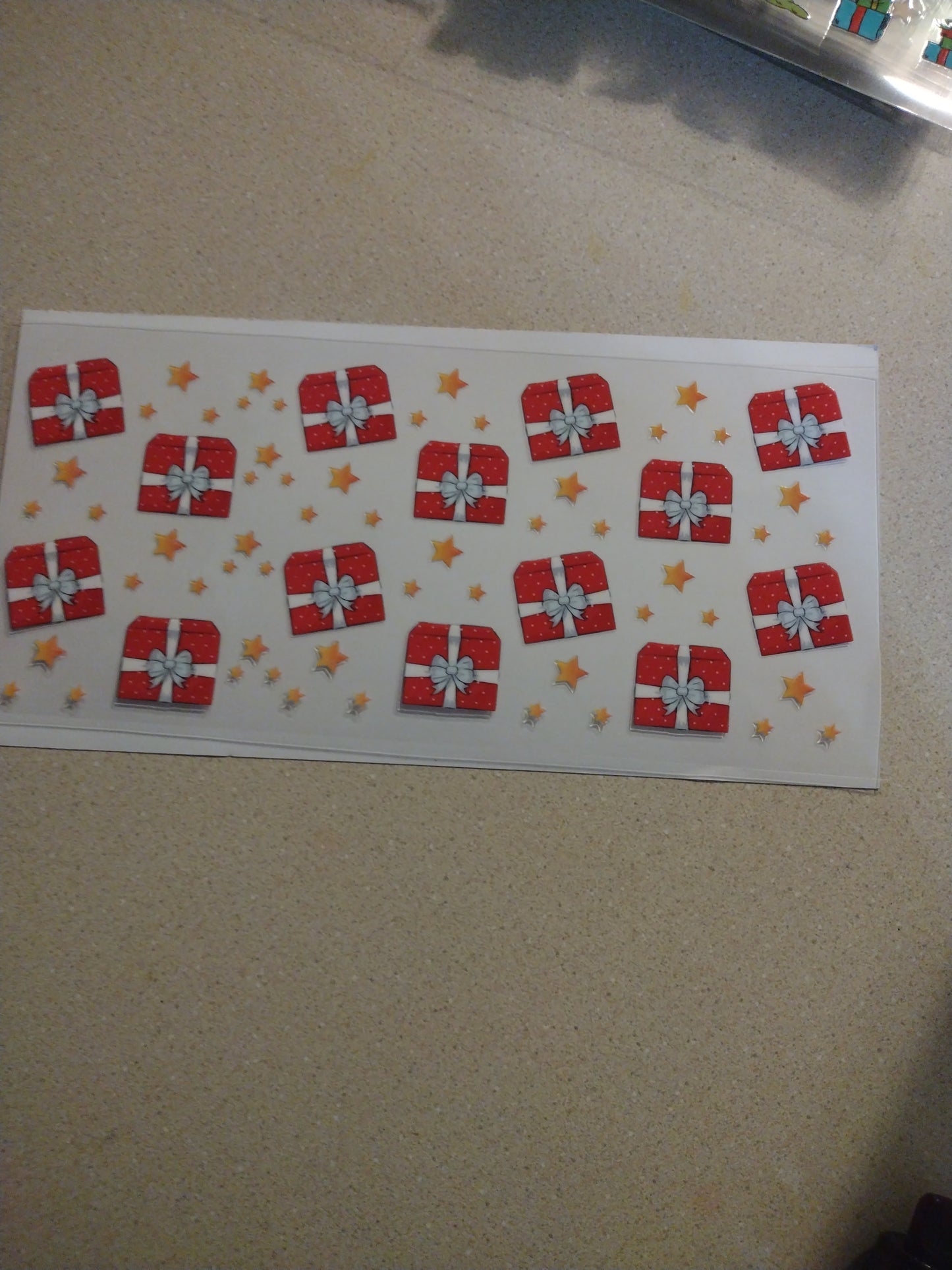 X MAS PRESENTS UV DTF