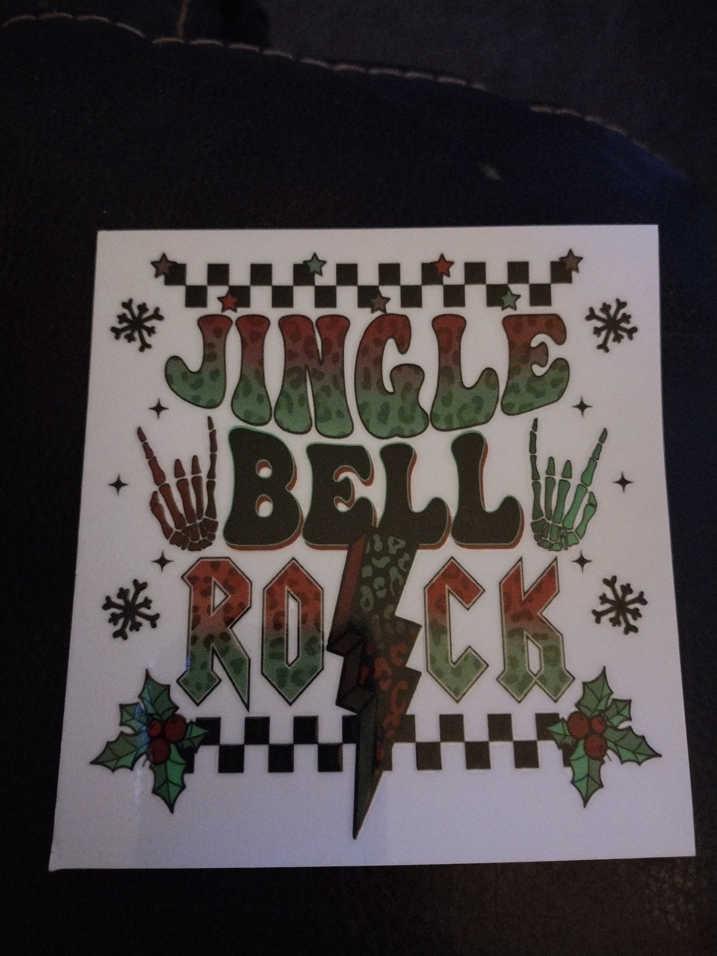 JINGLE BELL ROCK UV DTF