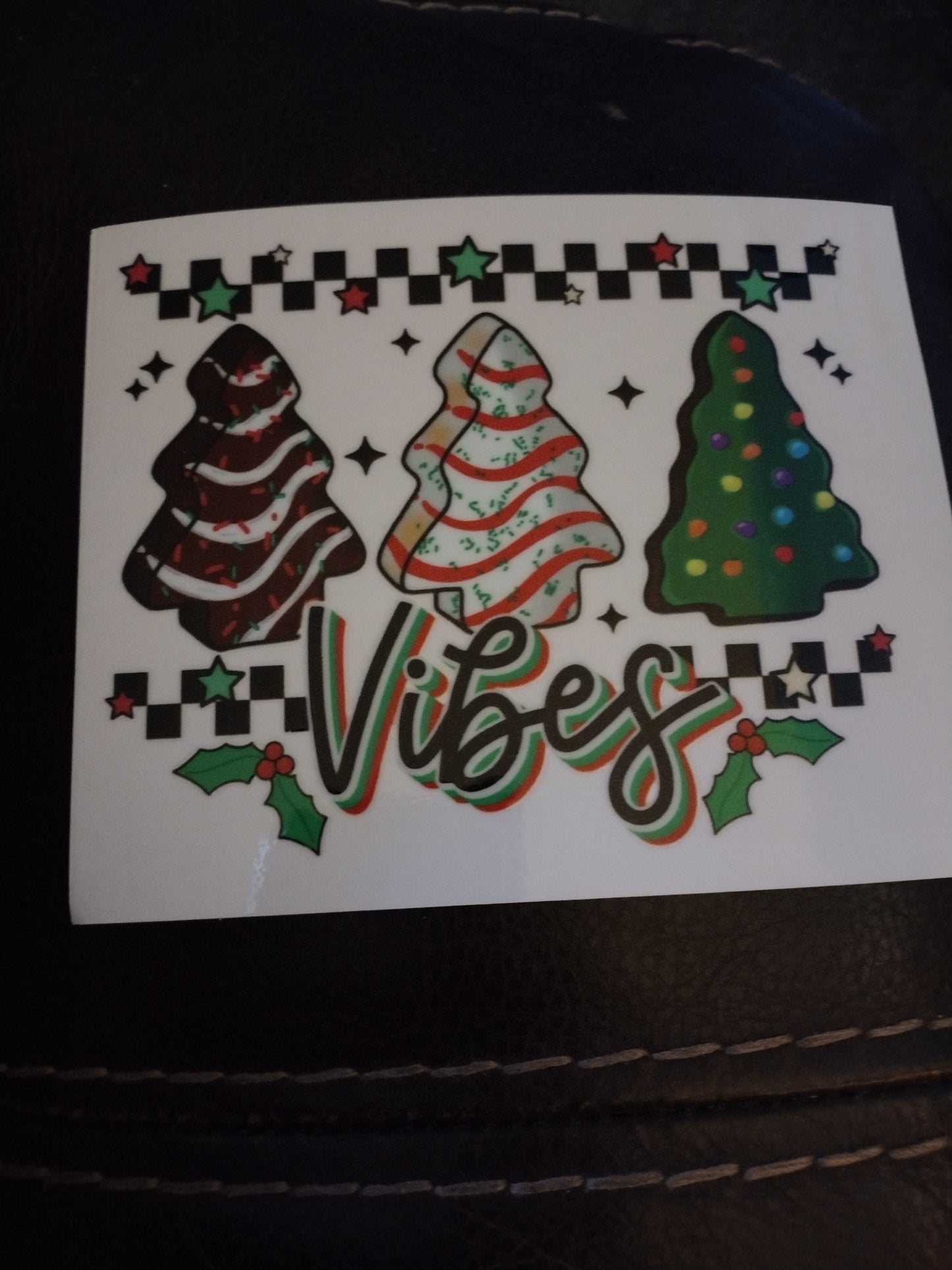 VIBES CAKE TREES UV DTF
