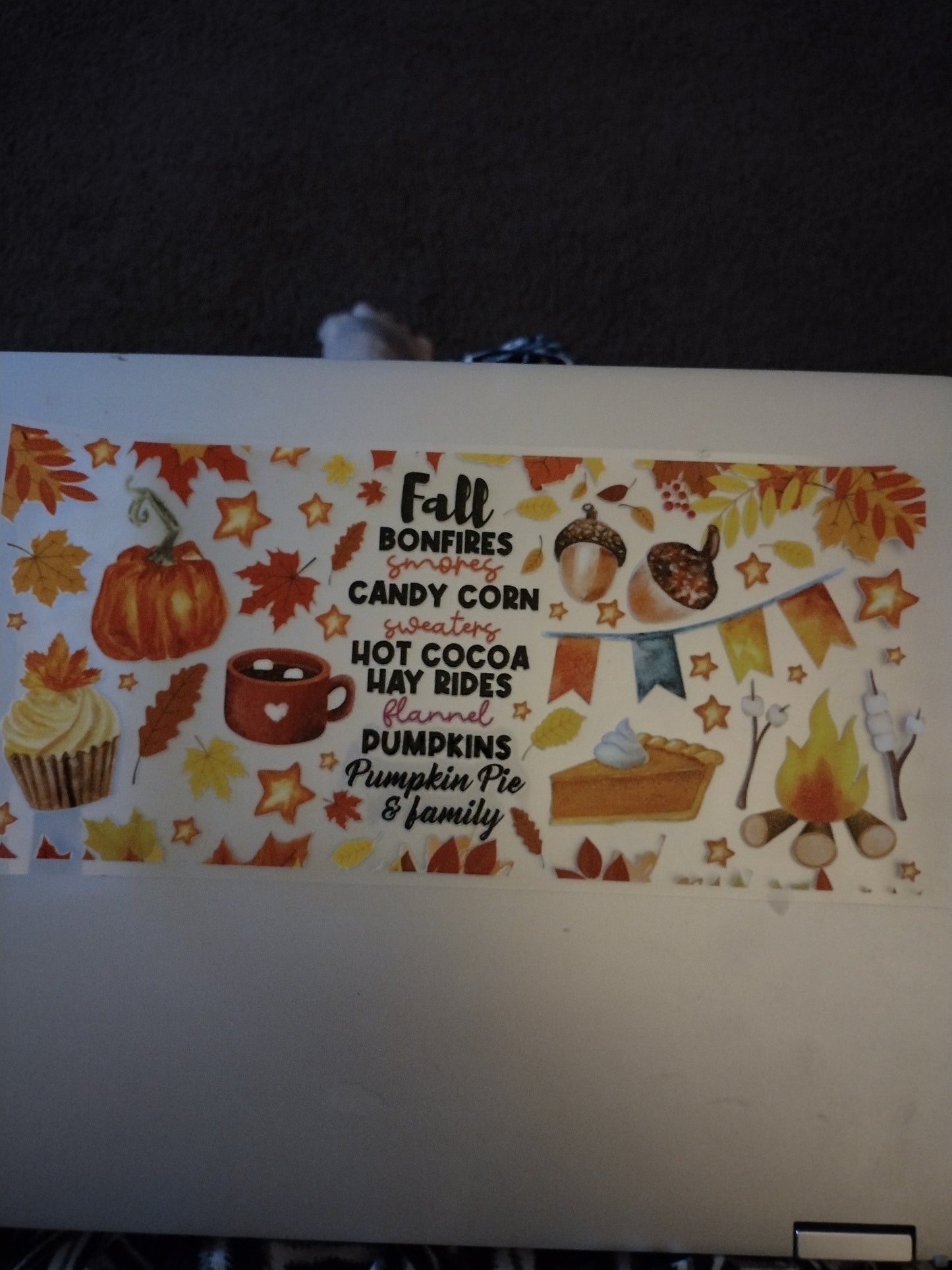 FALL BONBFIRES UV DTF