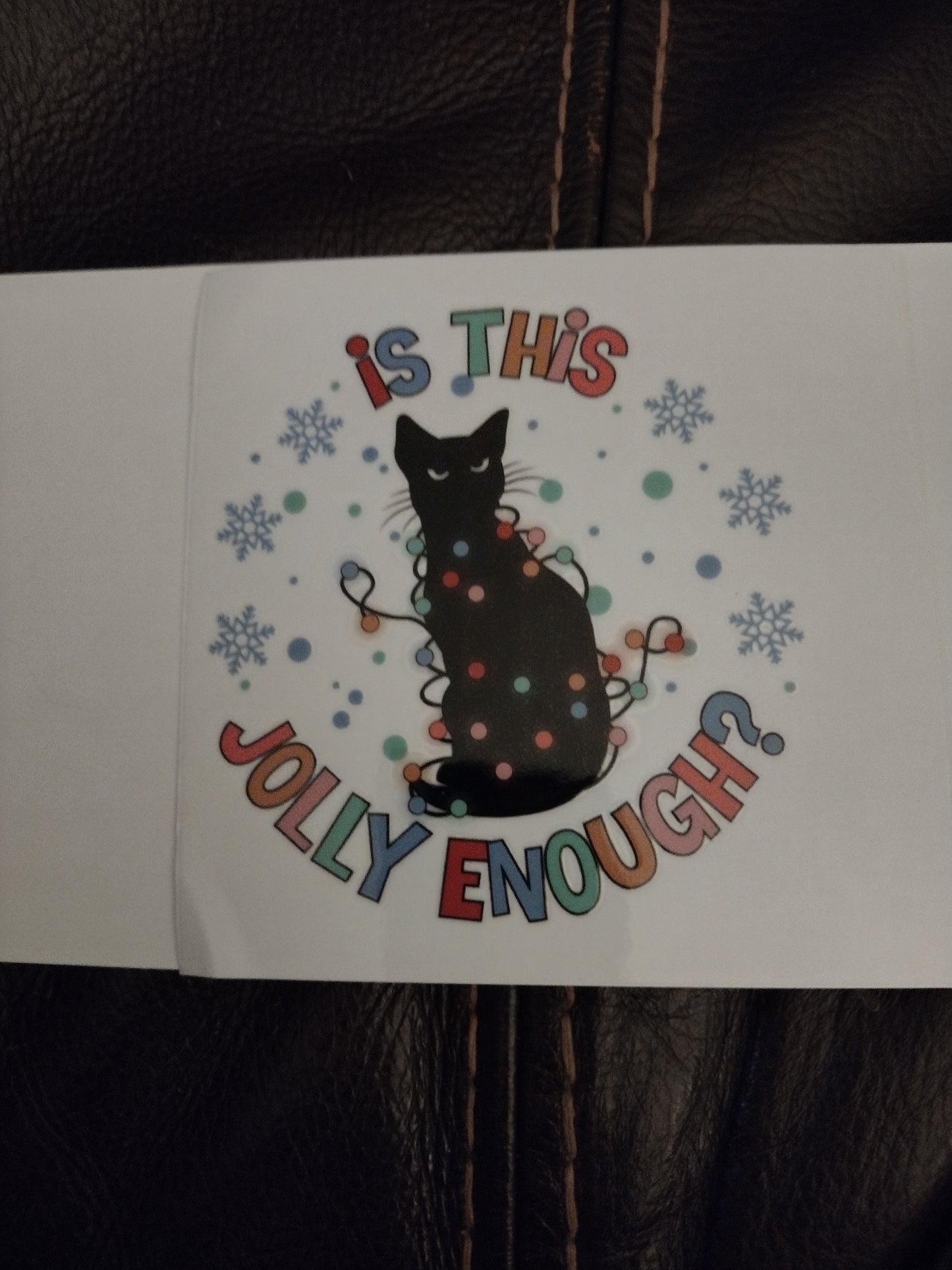 BLACK CAT JOLLY ENOUGH SM U. DTF