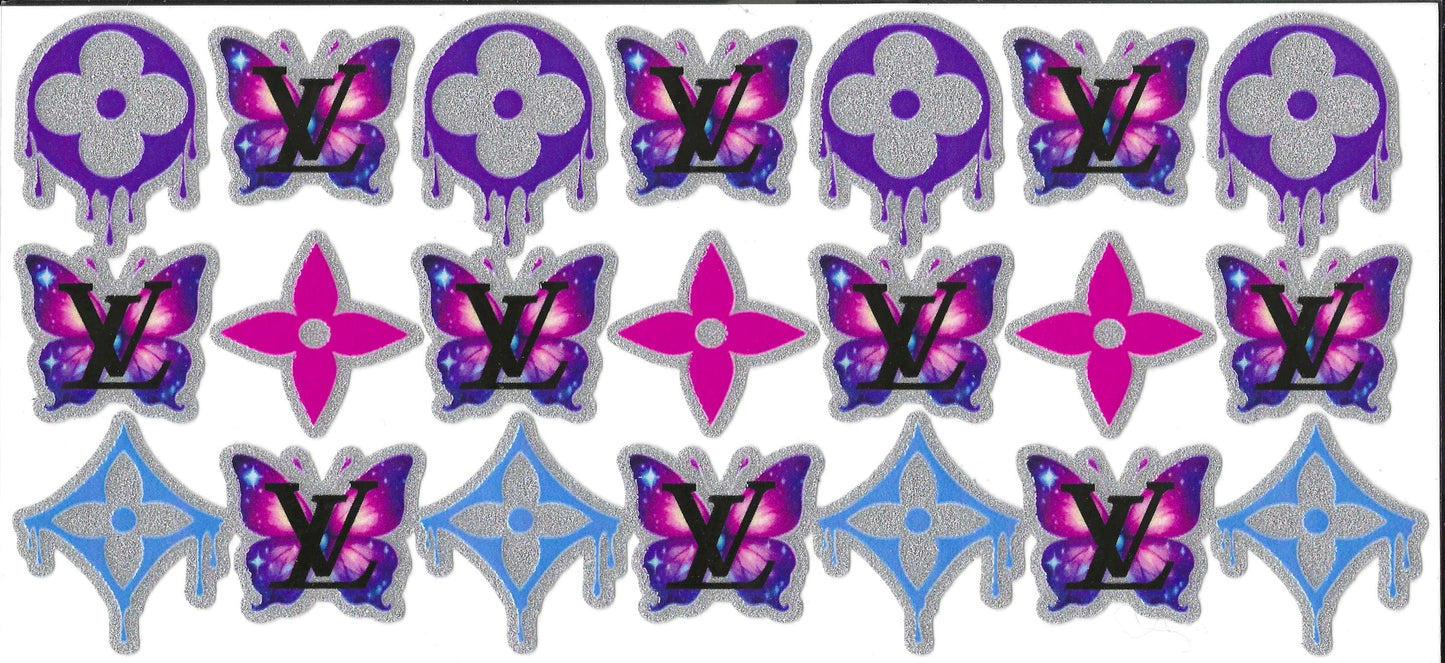 Butterfly L-V 16oz Glitter