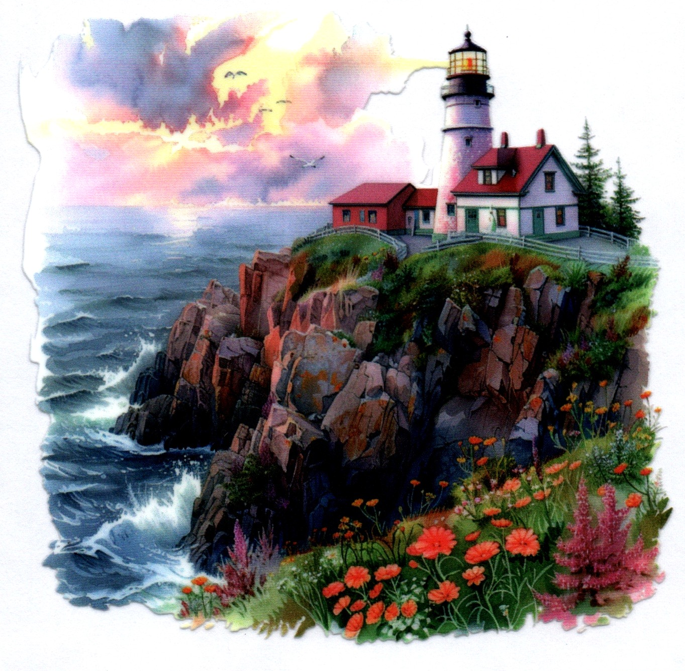 Lighthouse Decal 1