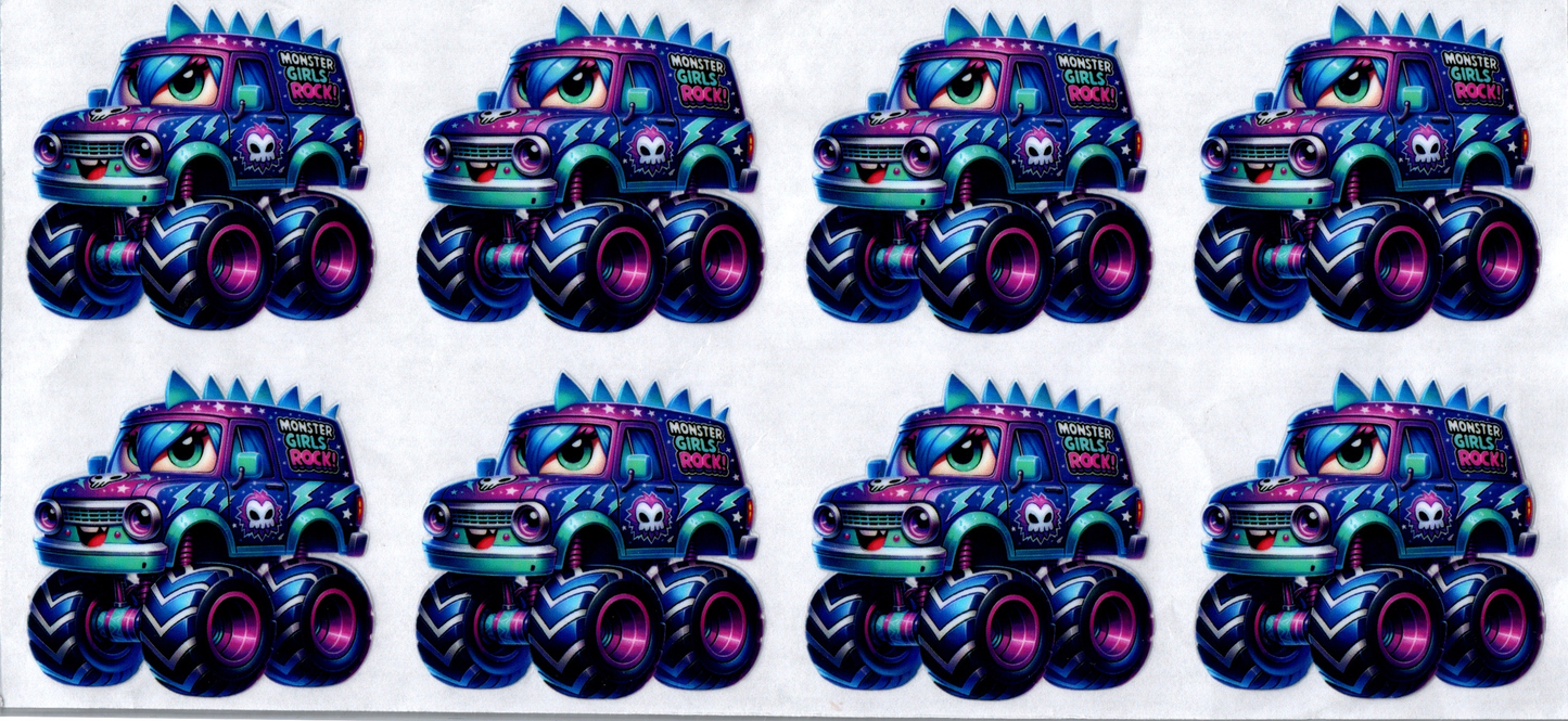 16oz Monster Truck Girl