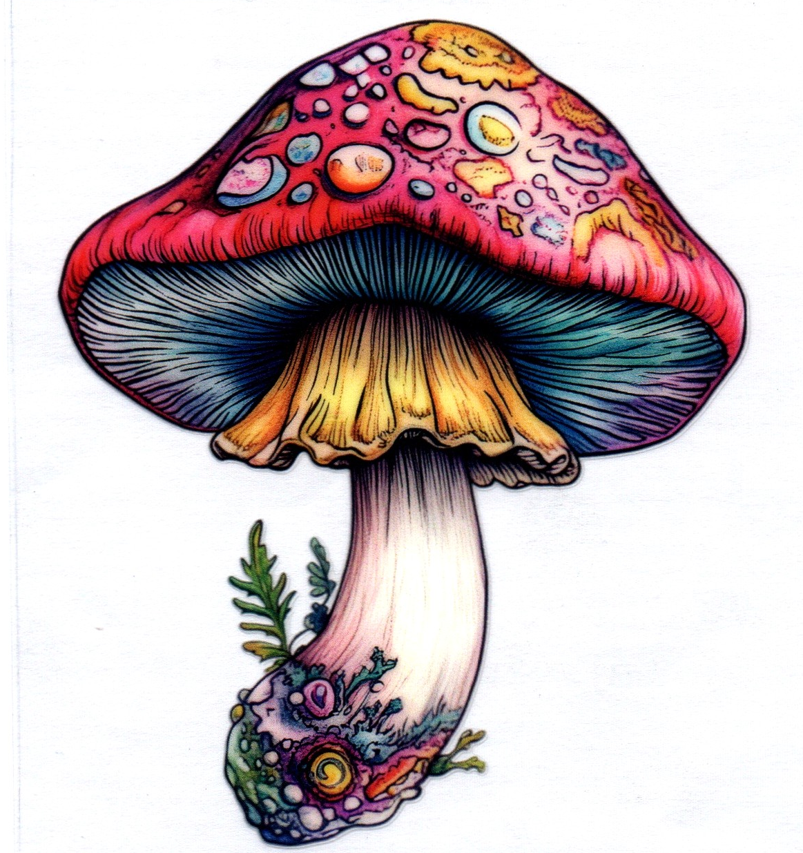 Mushroom Decal 4