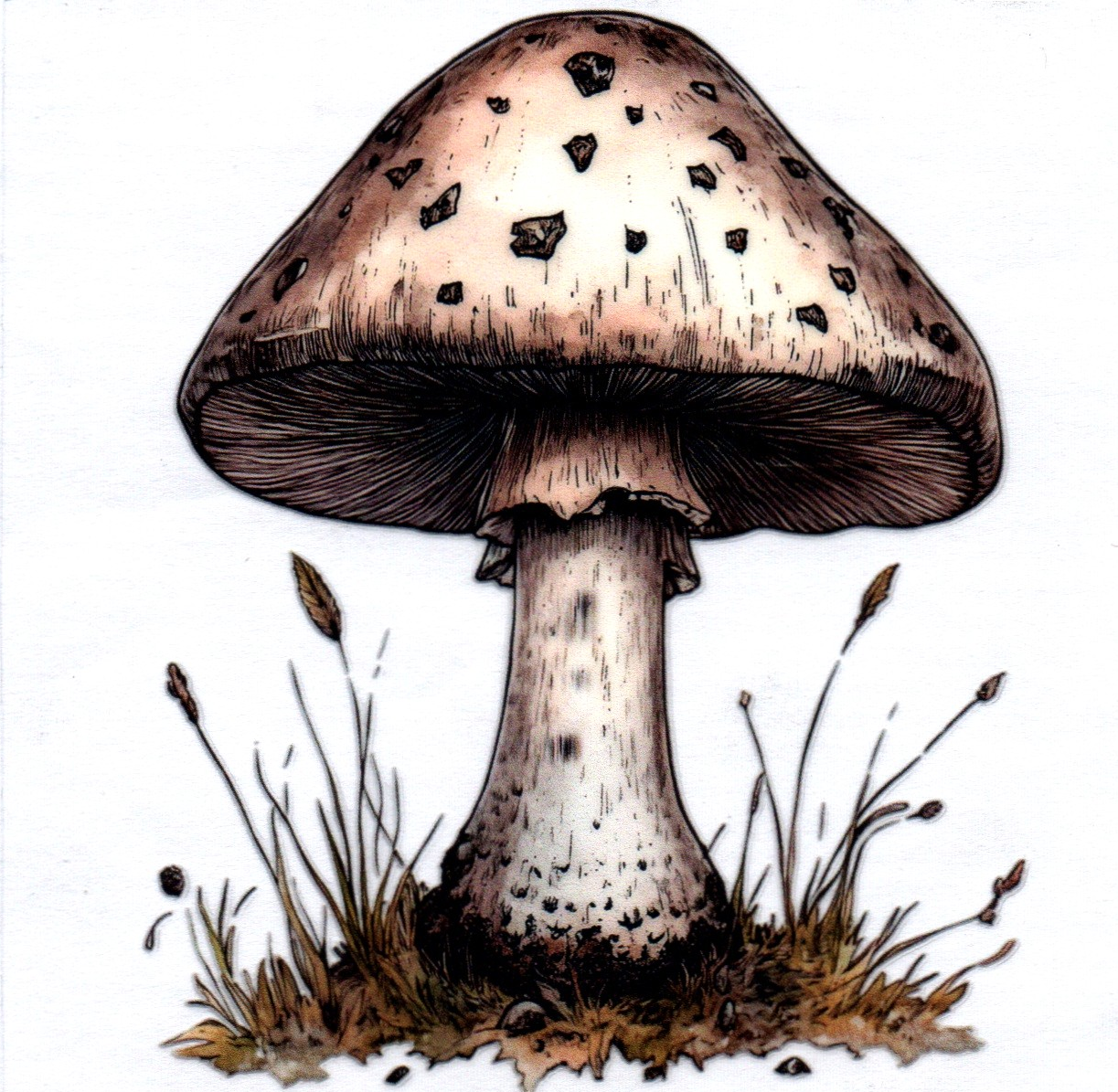 Mushroom Decal 5