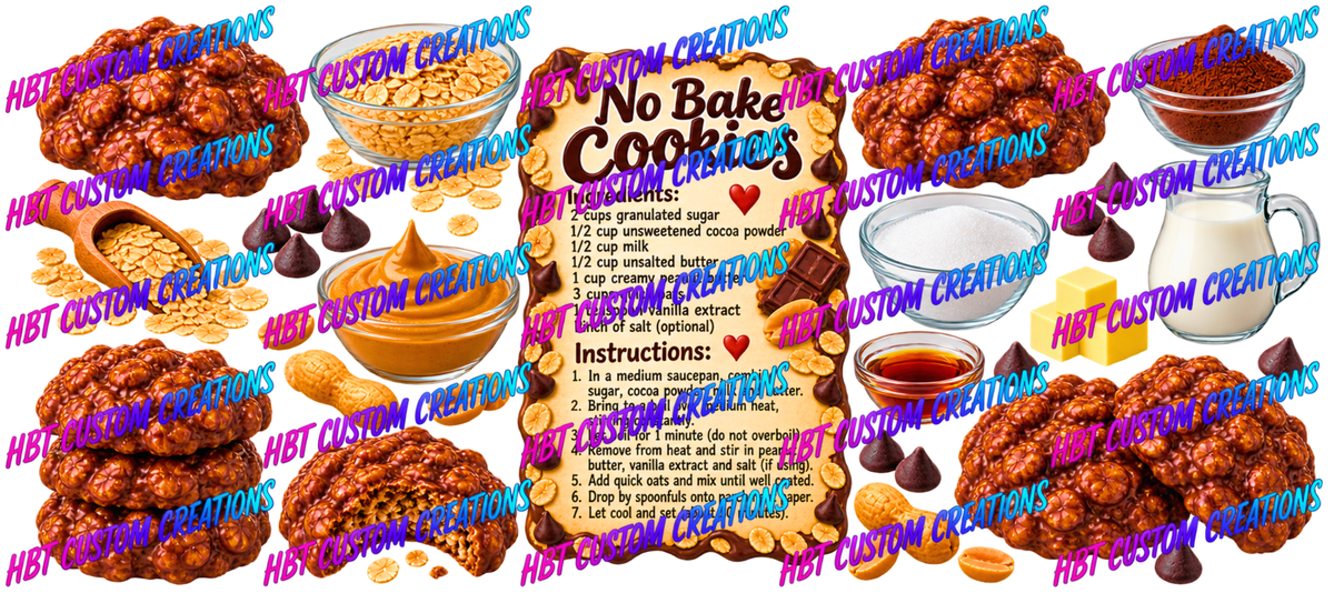 RECIPE 16OZ No Bake Cookies POD