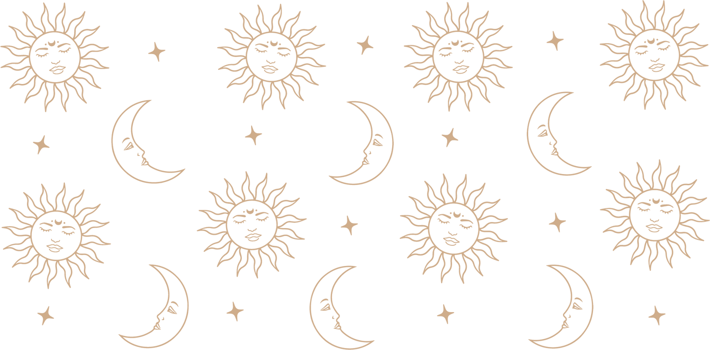 Sun and Moon Outline 160