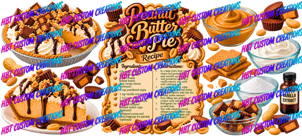RECIPE 16OZ Peanut Butter Pie POD