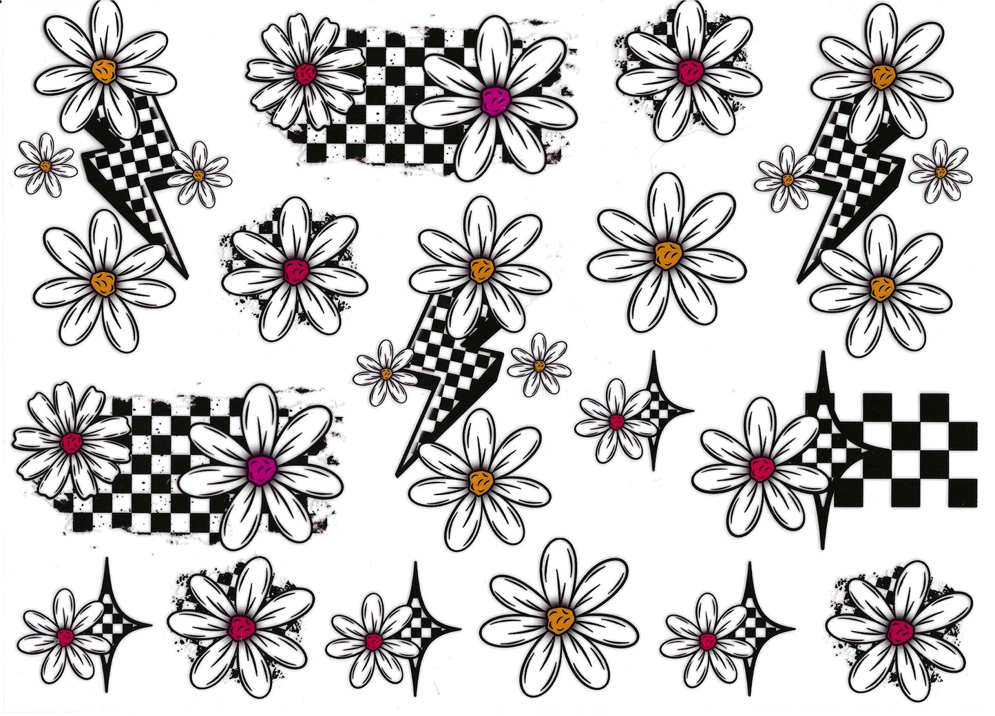 Black & White Checkered 1 Element