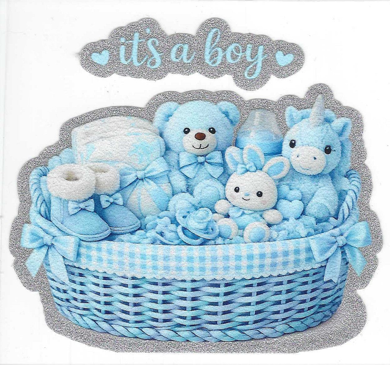 It's a Boy Glitter Decal