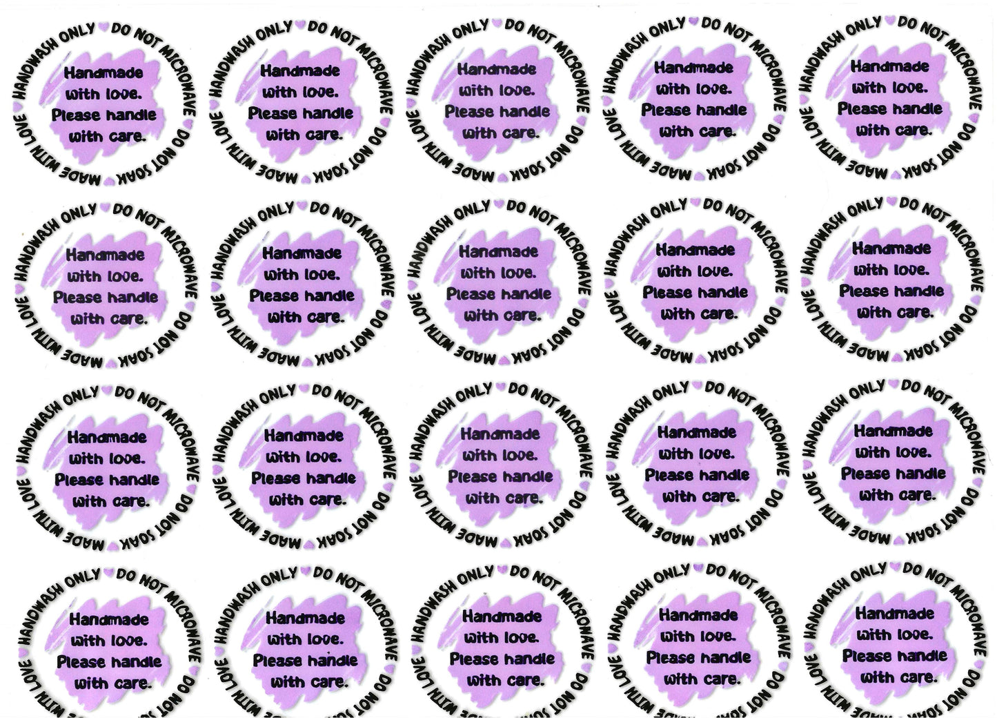 Purple Care Instruction's Element 11 x 9