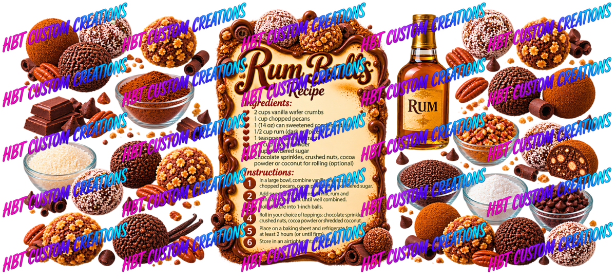 RECIPE 16OZ Rum Balls POD