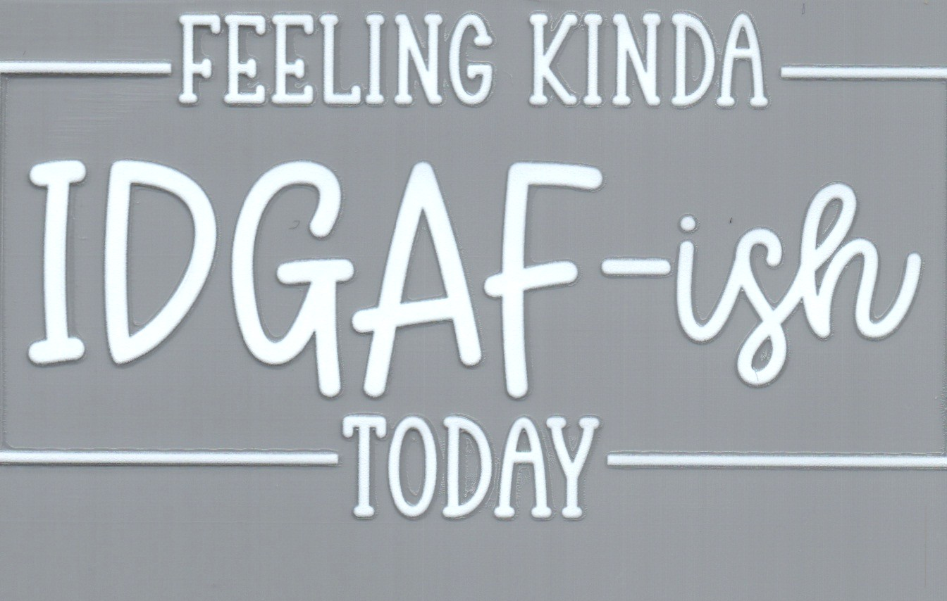 Feeling kinda IDGAF-ISH Sassy Decal 33