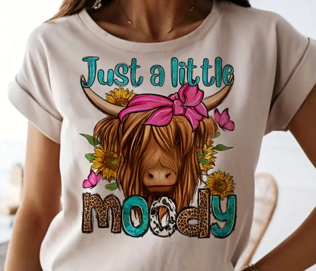 JUST A LITTLE MOODY T-SHIRT