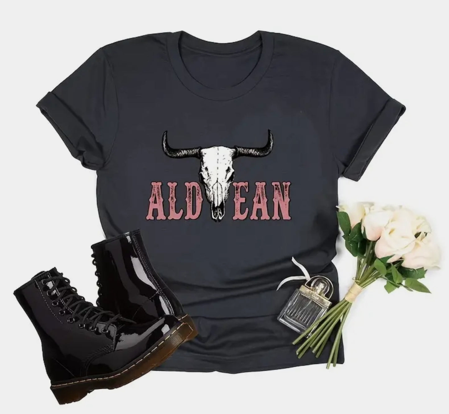 ALDEAN COW HEAD T-SHIRT