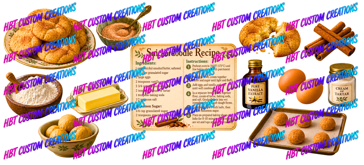 RECIPE 16OZ Snickerdoodle Cookies POD