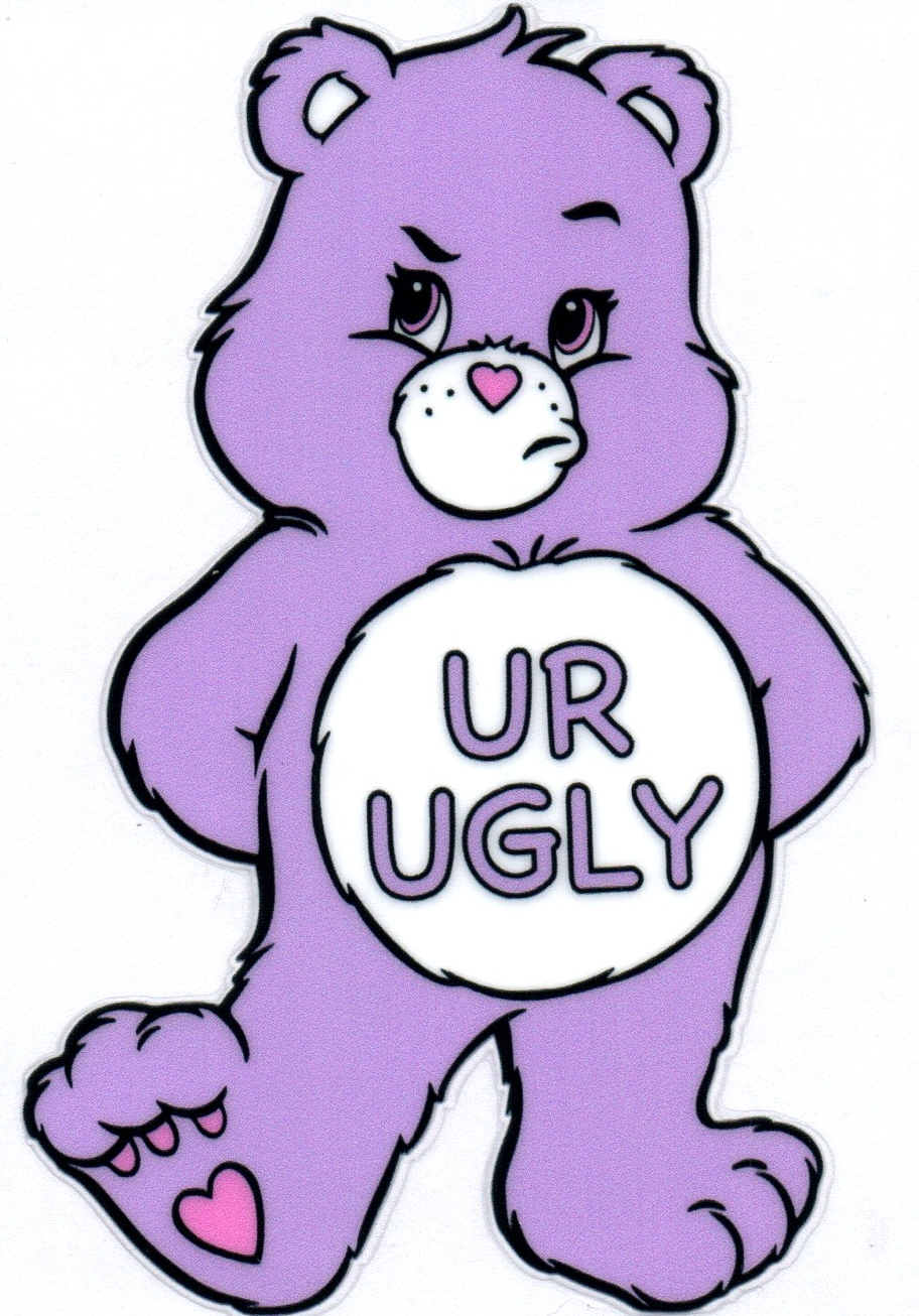 UR Ugly Swear Bear Decal 19