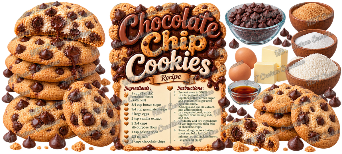 RECIPE 16OZ Chocolate Chip Cookies POD
