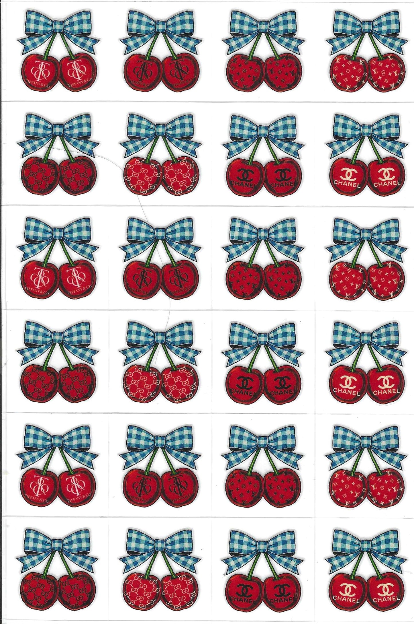 Designer Cherries 1 Kiss Cut