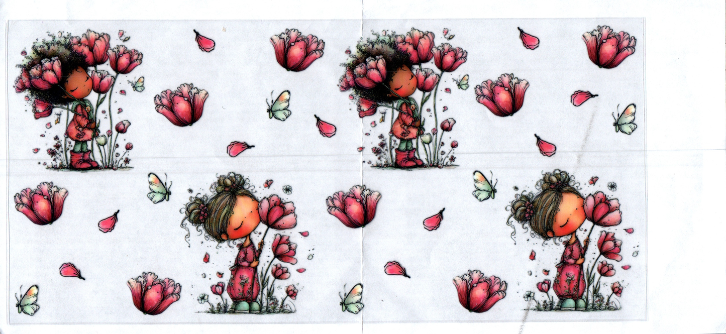 16 oz Girls w/flowers 1