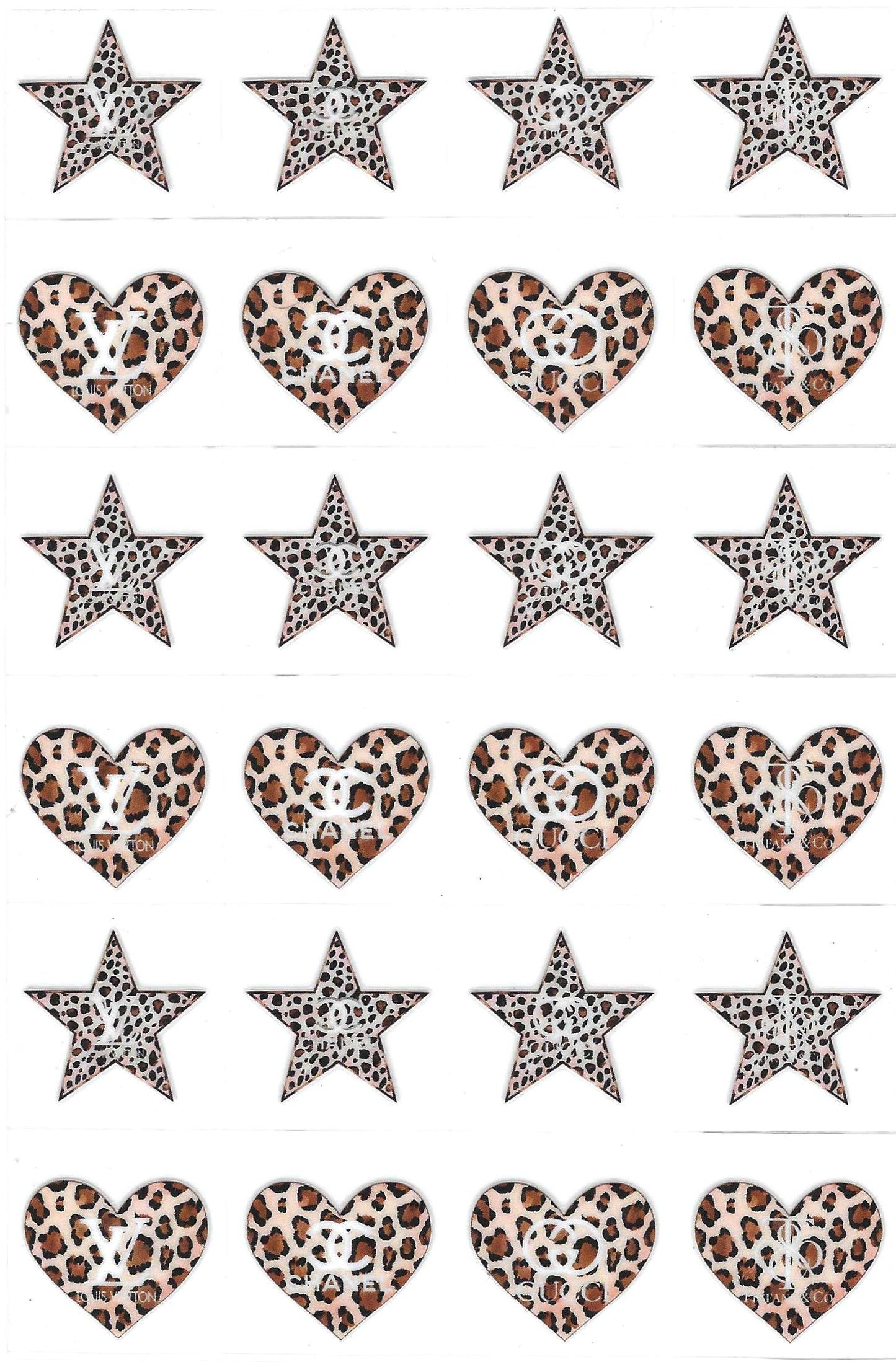 Leopard Print Designer 1 Kiss Cut
