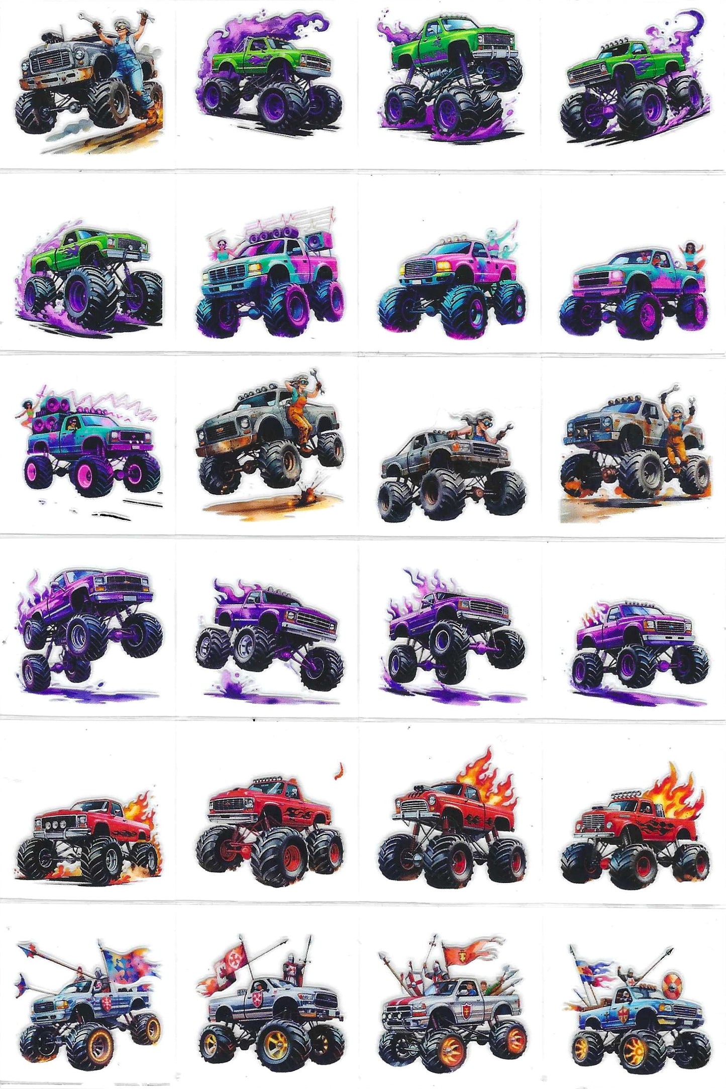 Monster Trucks 2 Kiss Cut