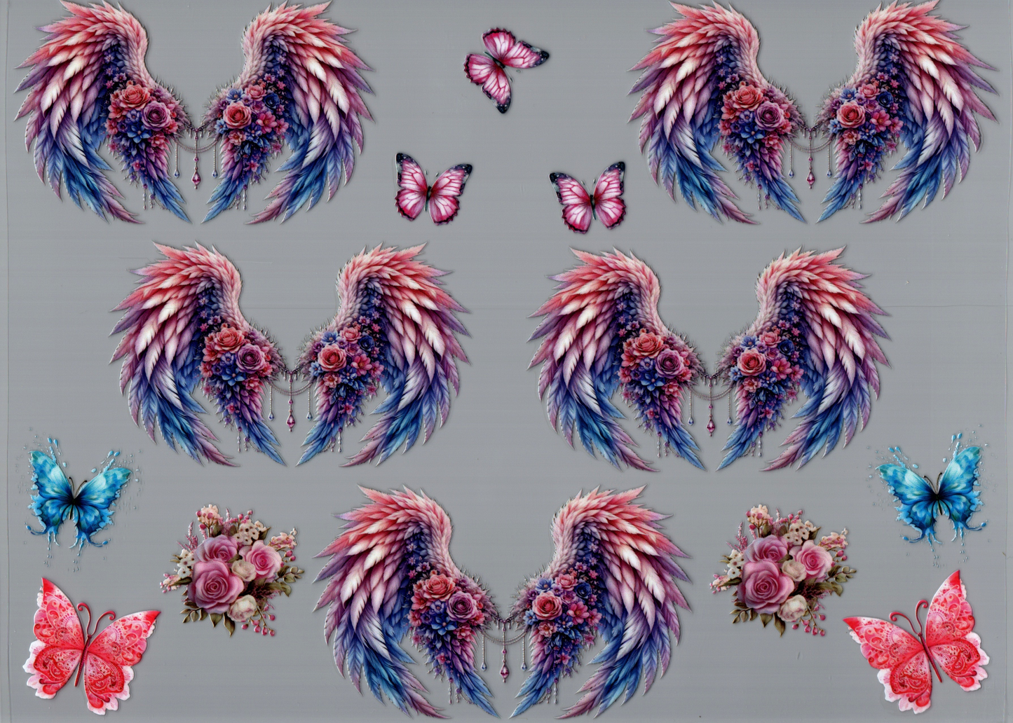Multi-Colored Wings Element