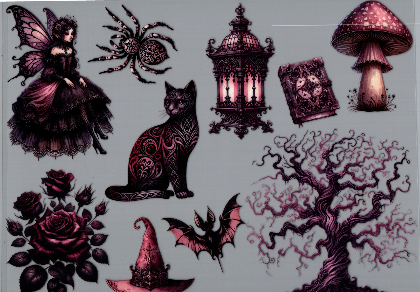 Purple Mystical Cat Element