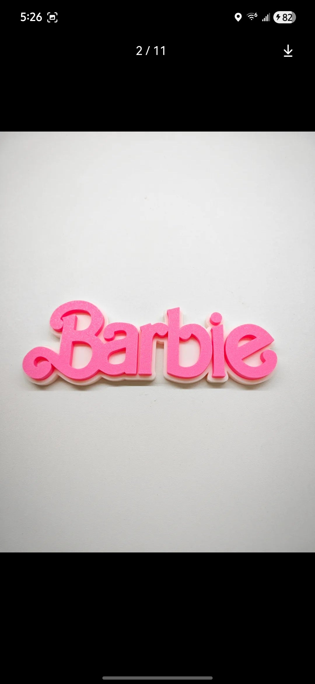 Barbie Pen Holder