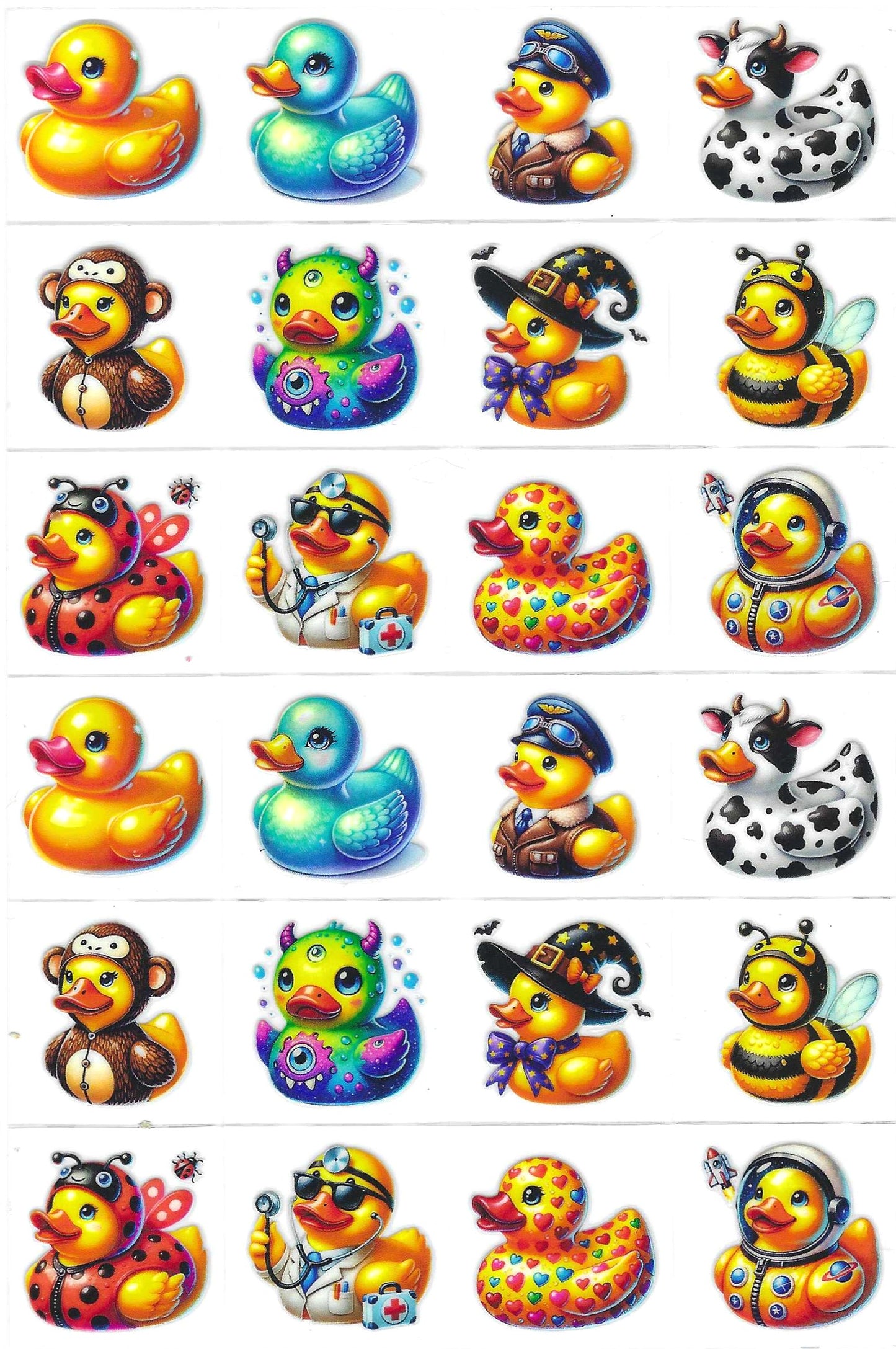 Rubber Ducky Kiss Cut