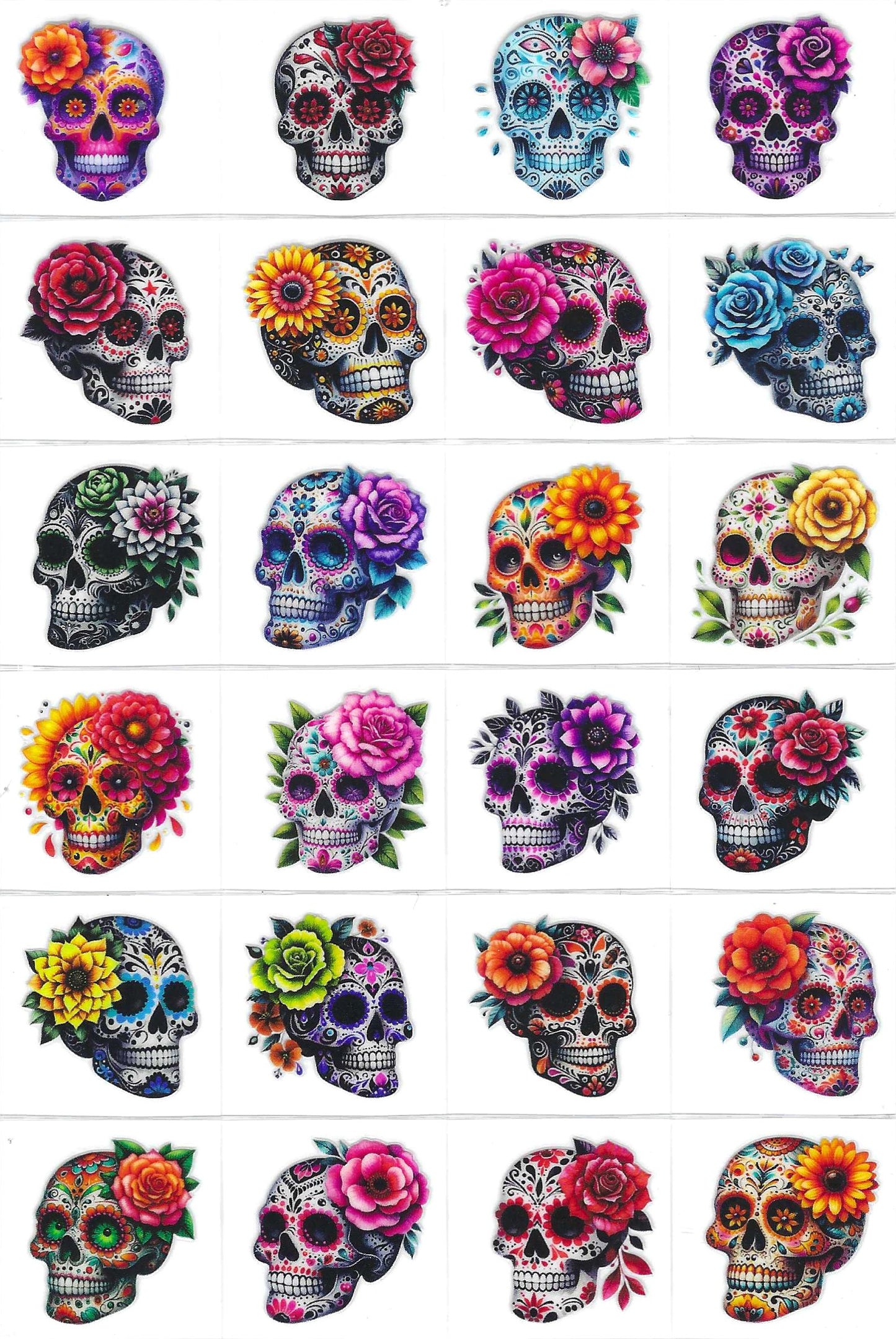 Sugar Skull 2 Kiss Cut